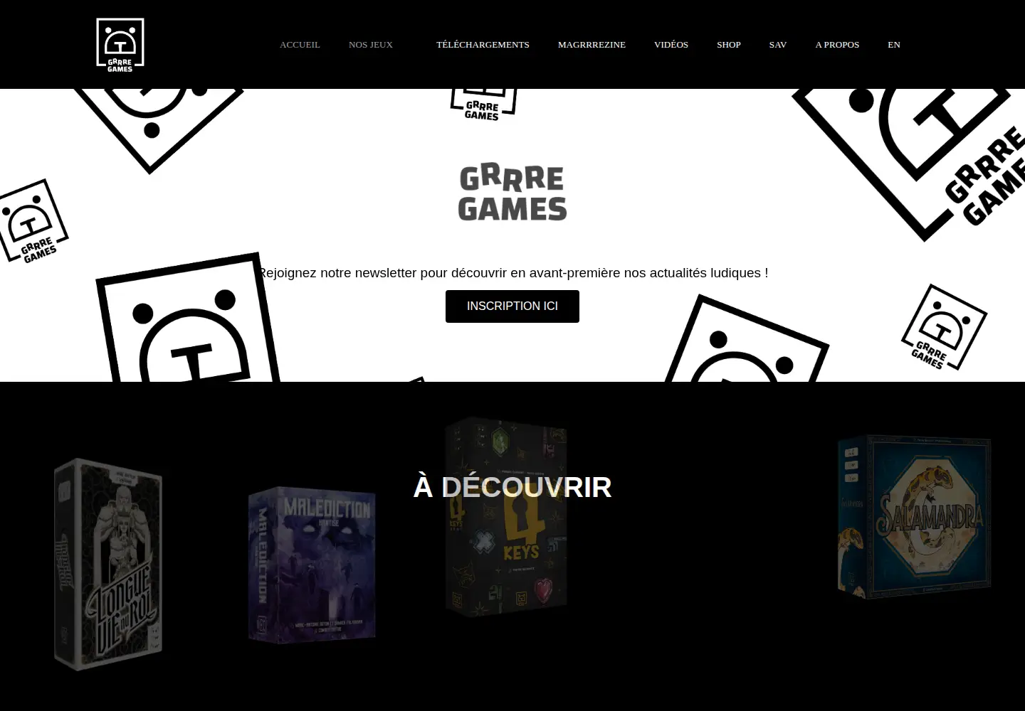 Screenshot of grrre-games.com