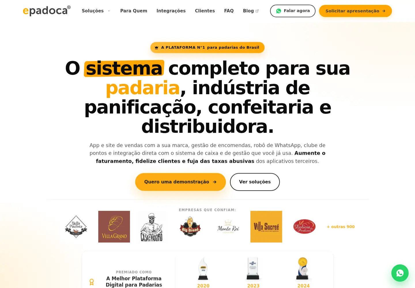 Screenshot of epadoca.com