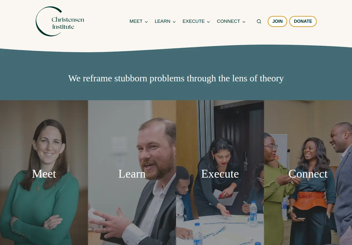 Screenshot of christenseninstitute.org