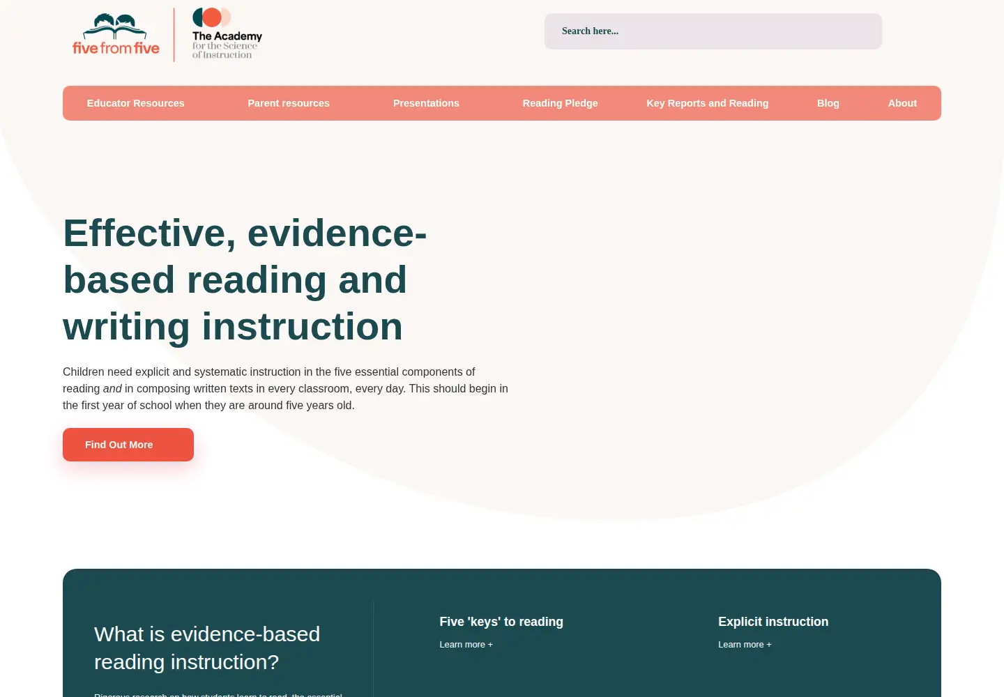 Screenshot of fivefromfive.com.au