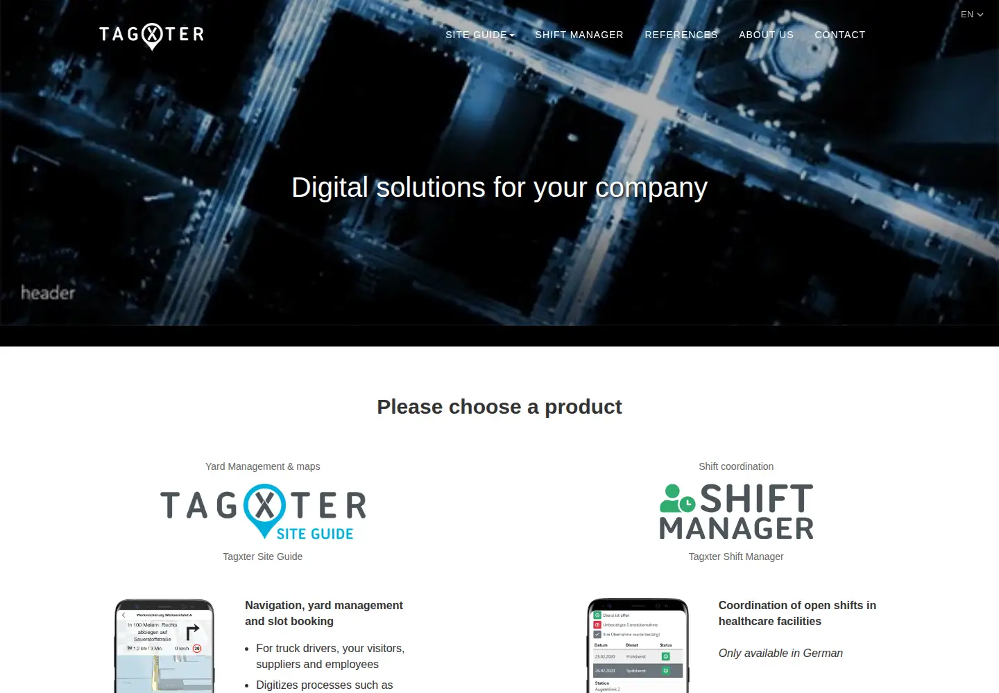 Screenshot of tagxter.com