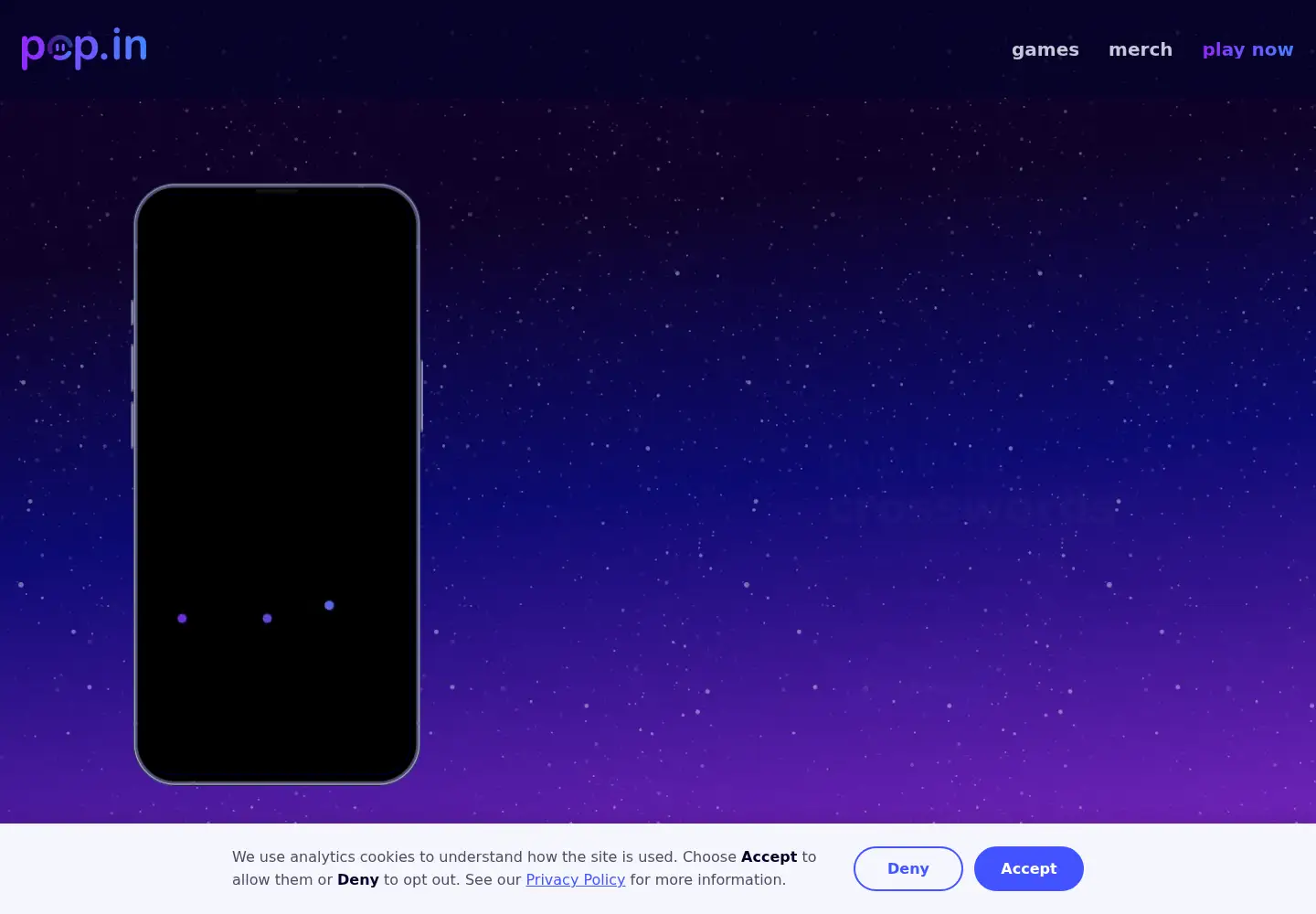 Screenshot of pop.in