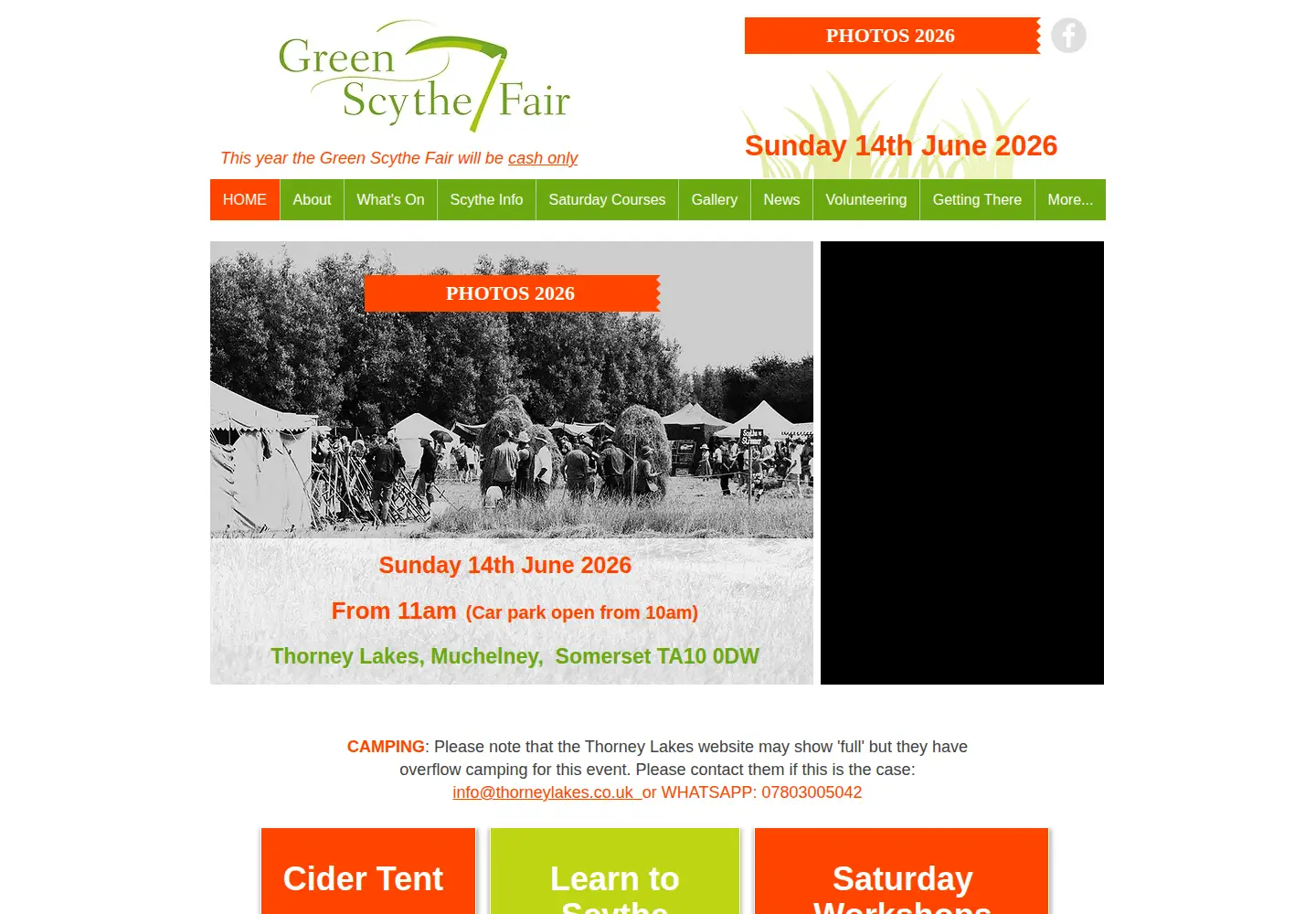 Screenshot of greenfair.org.uk