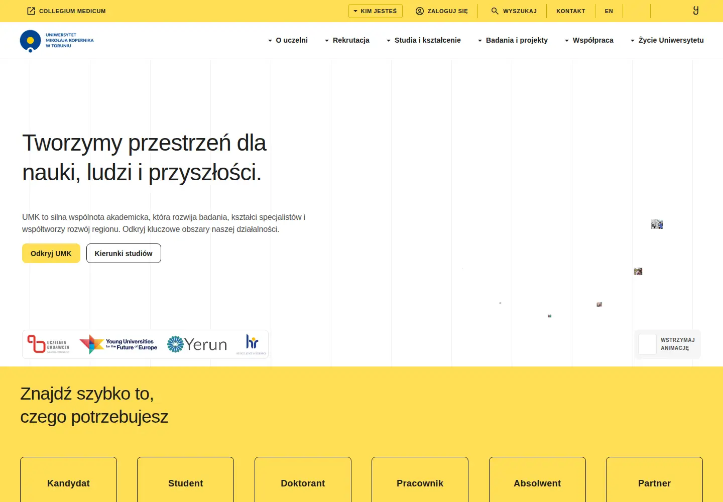 Screenshot of umk.pl