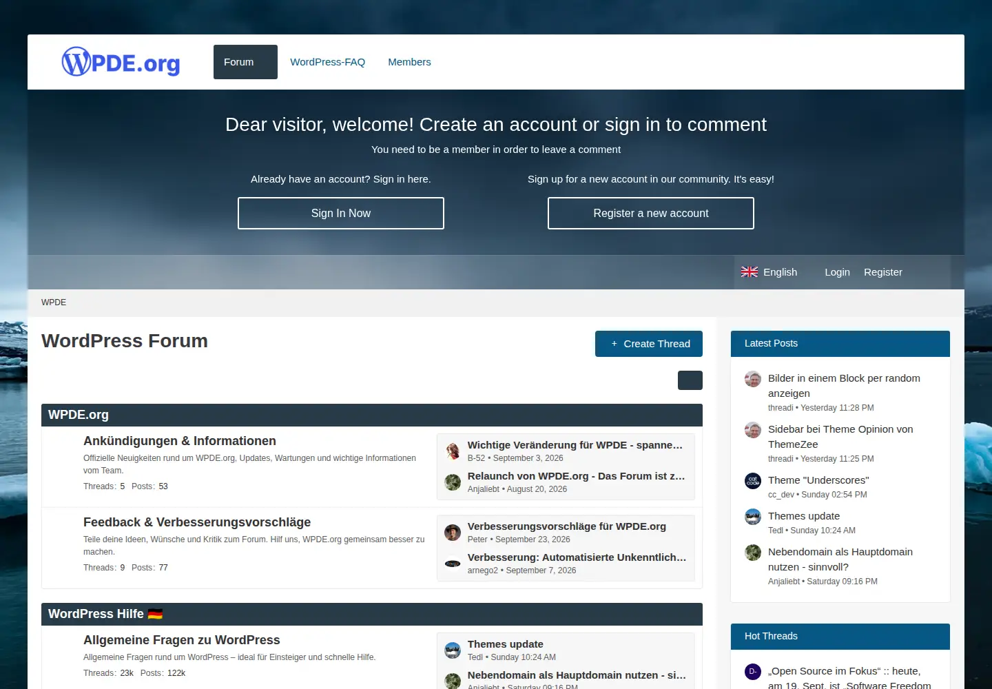 Screenshot of wpde.org