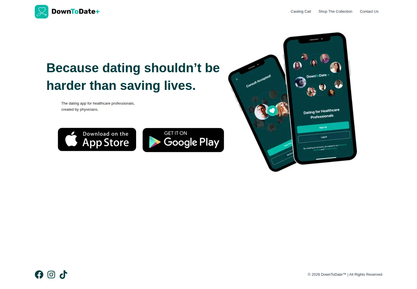 Screenshot of downtodate.org