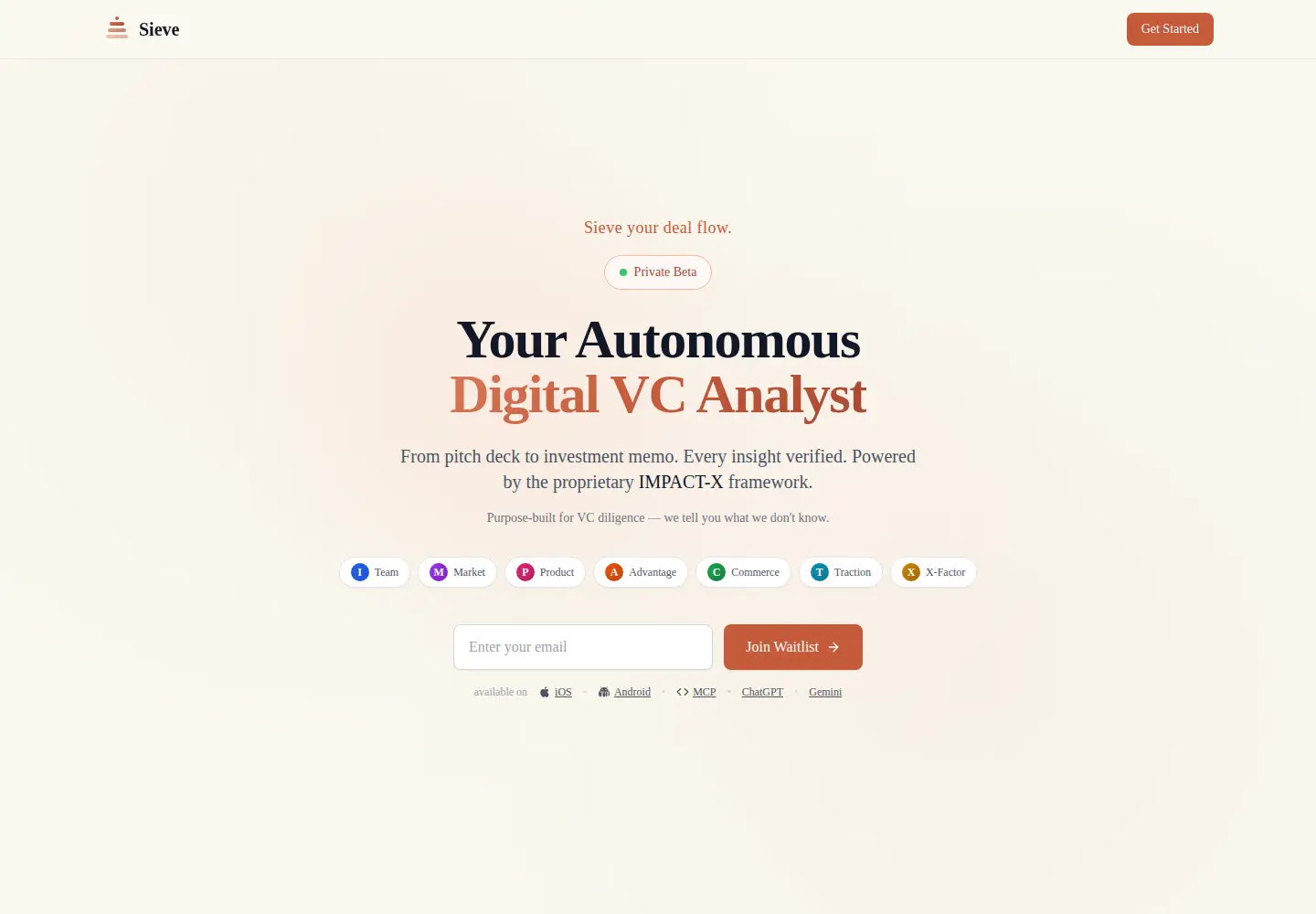 Captured homepage of arceusxventures.com in the current scan