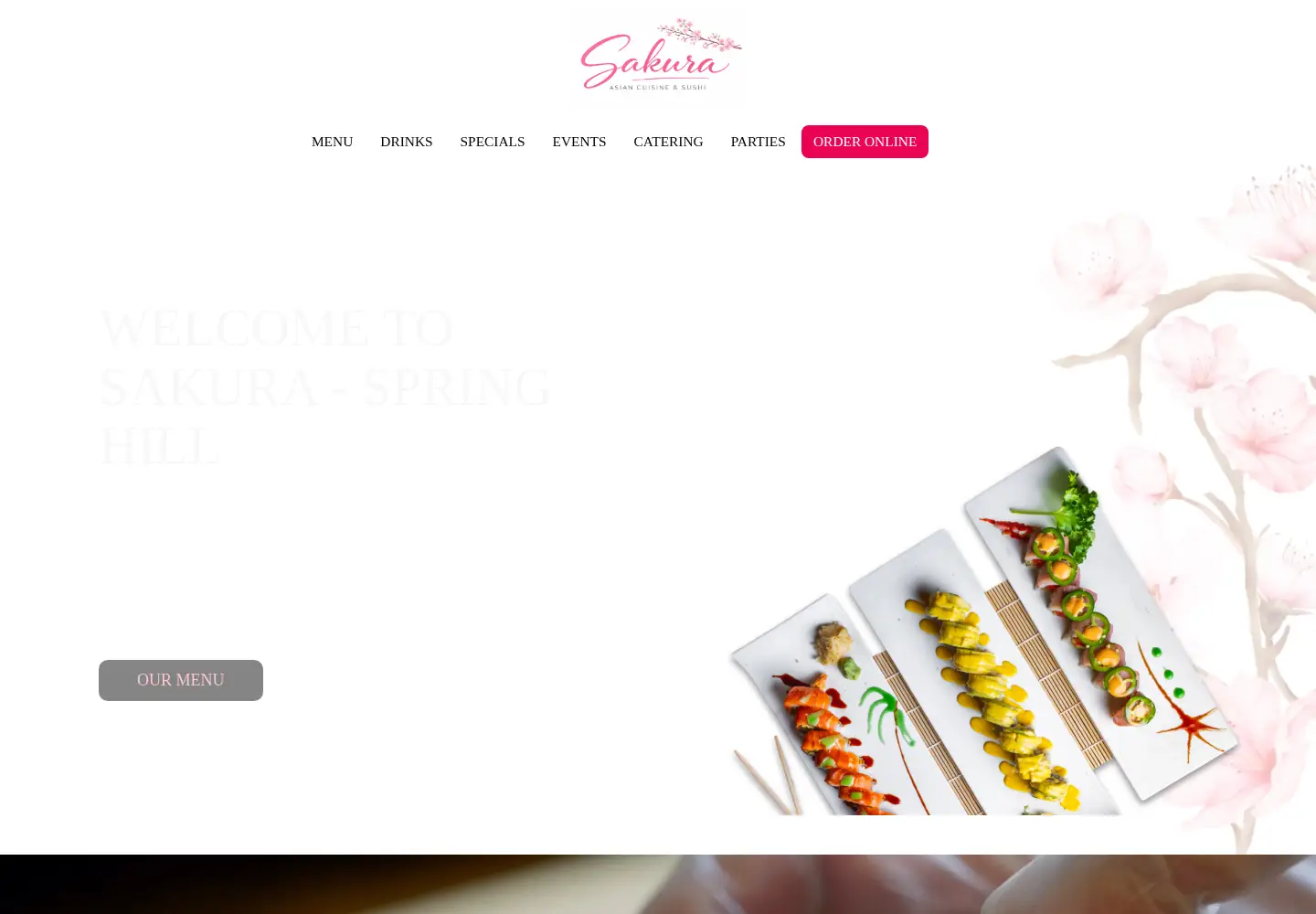 Screenshot of sakuraspringhillfl.com