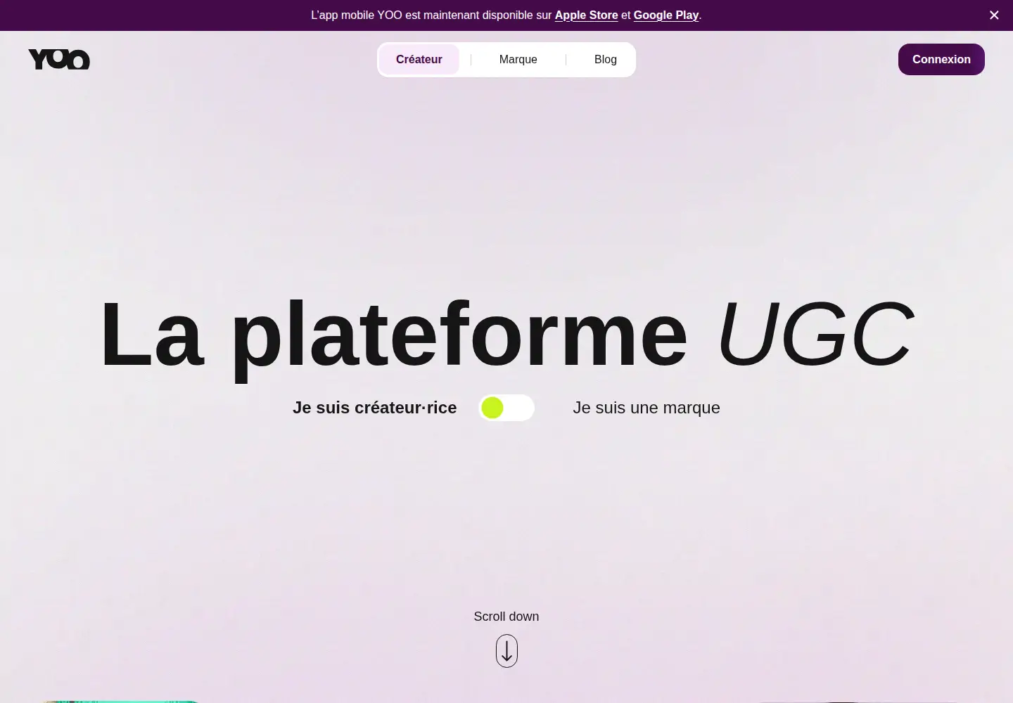 Screenshot of yoo.paris