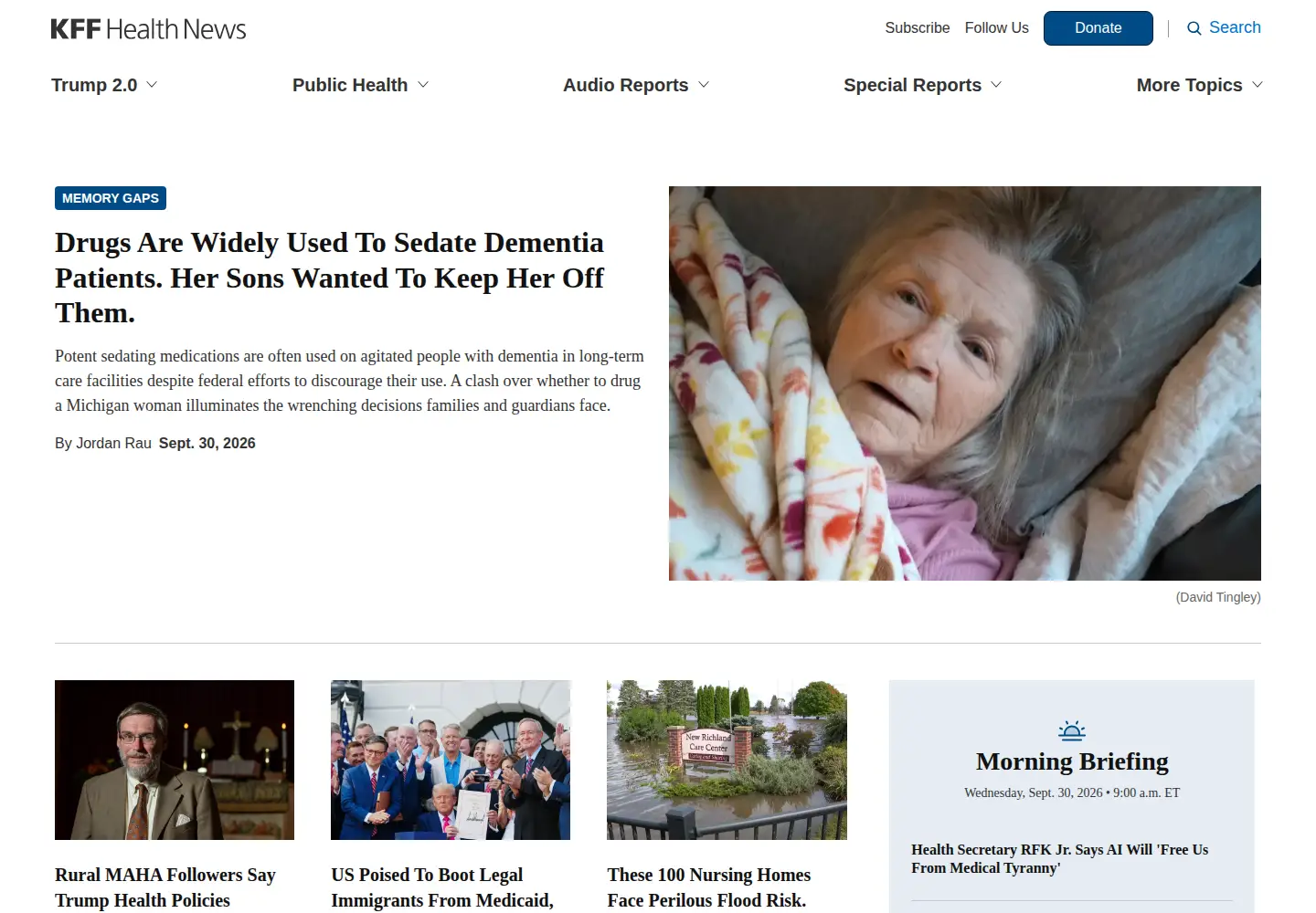 Screenshot of khn.org