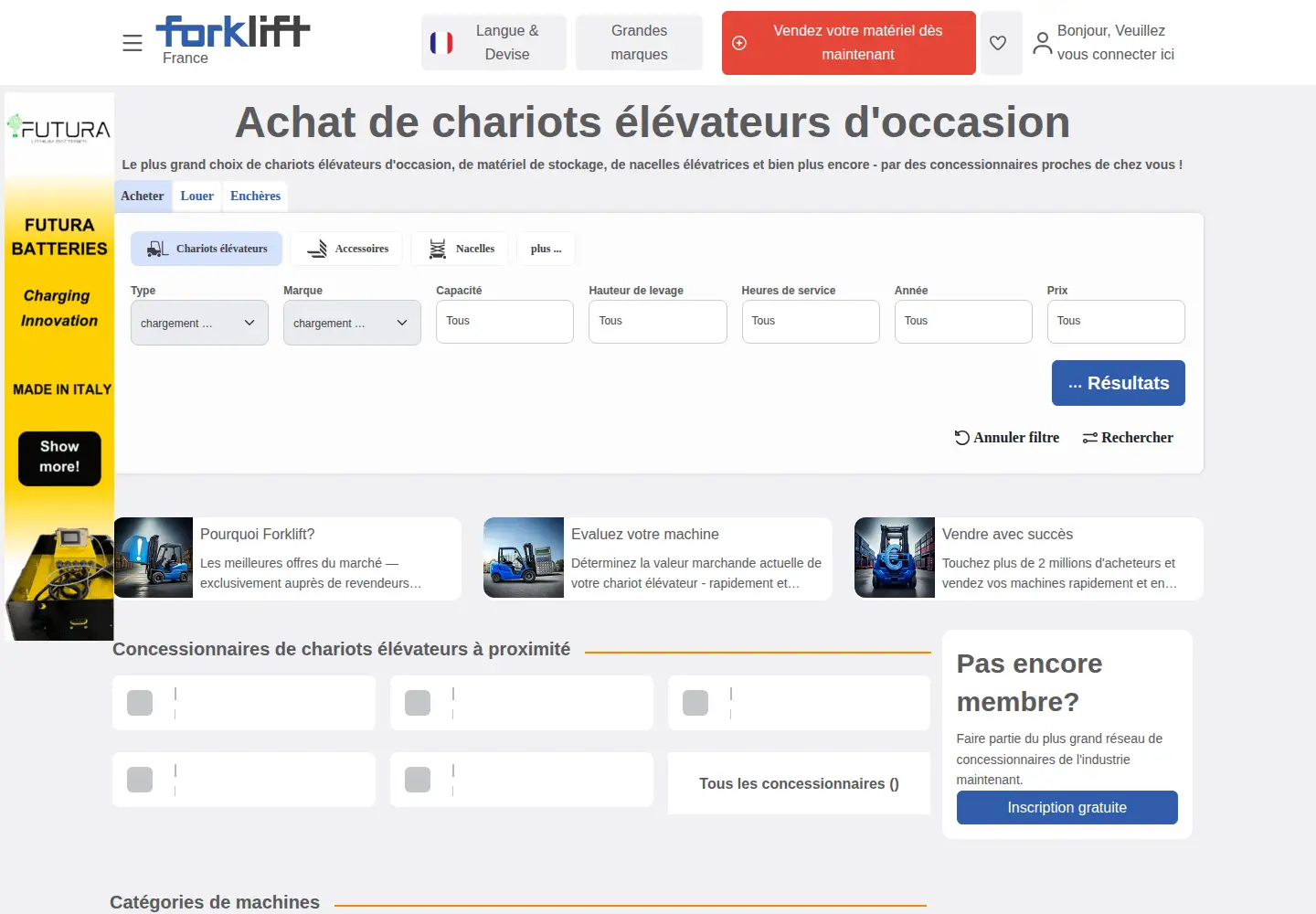 Screenshot of forklift-international.com