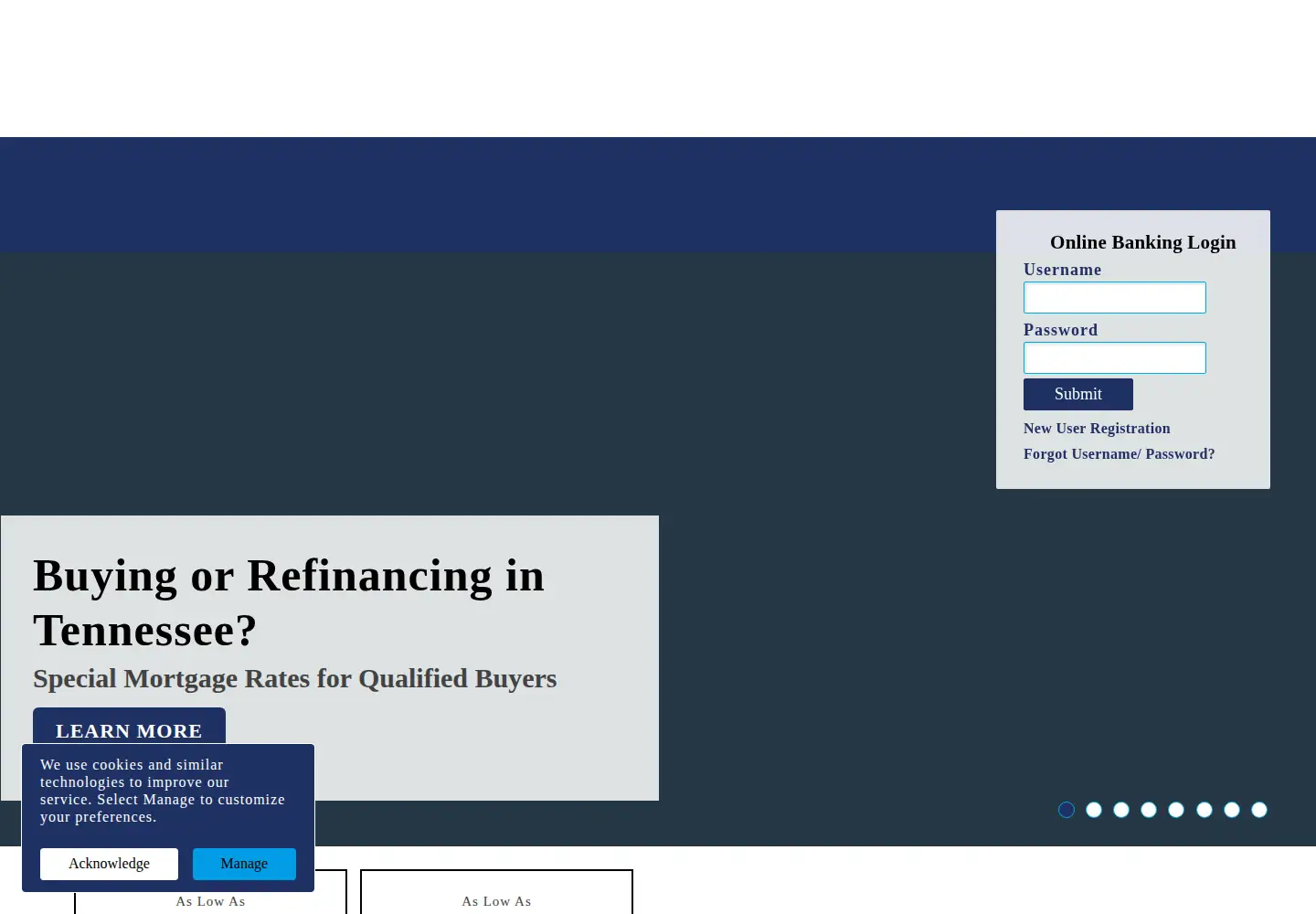 Screenshot of southeastfinancial.org
