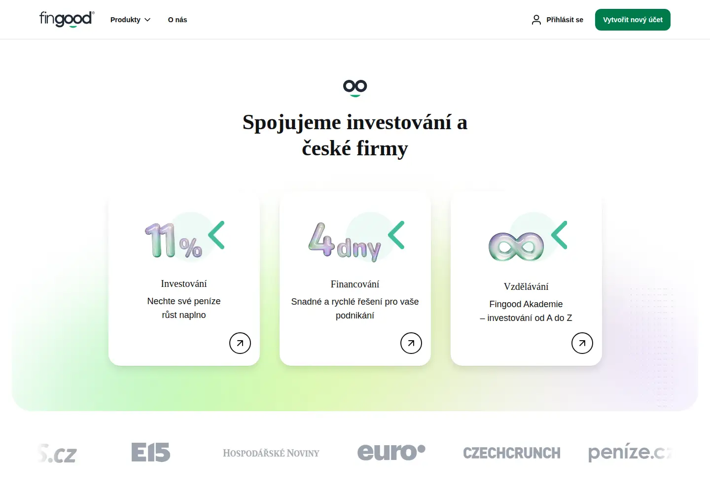 Screenshot of fingood.cz