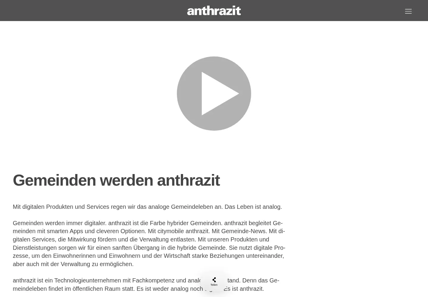 Screenshot of anthrazit.org