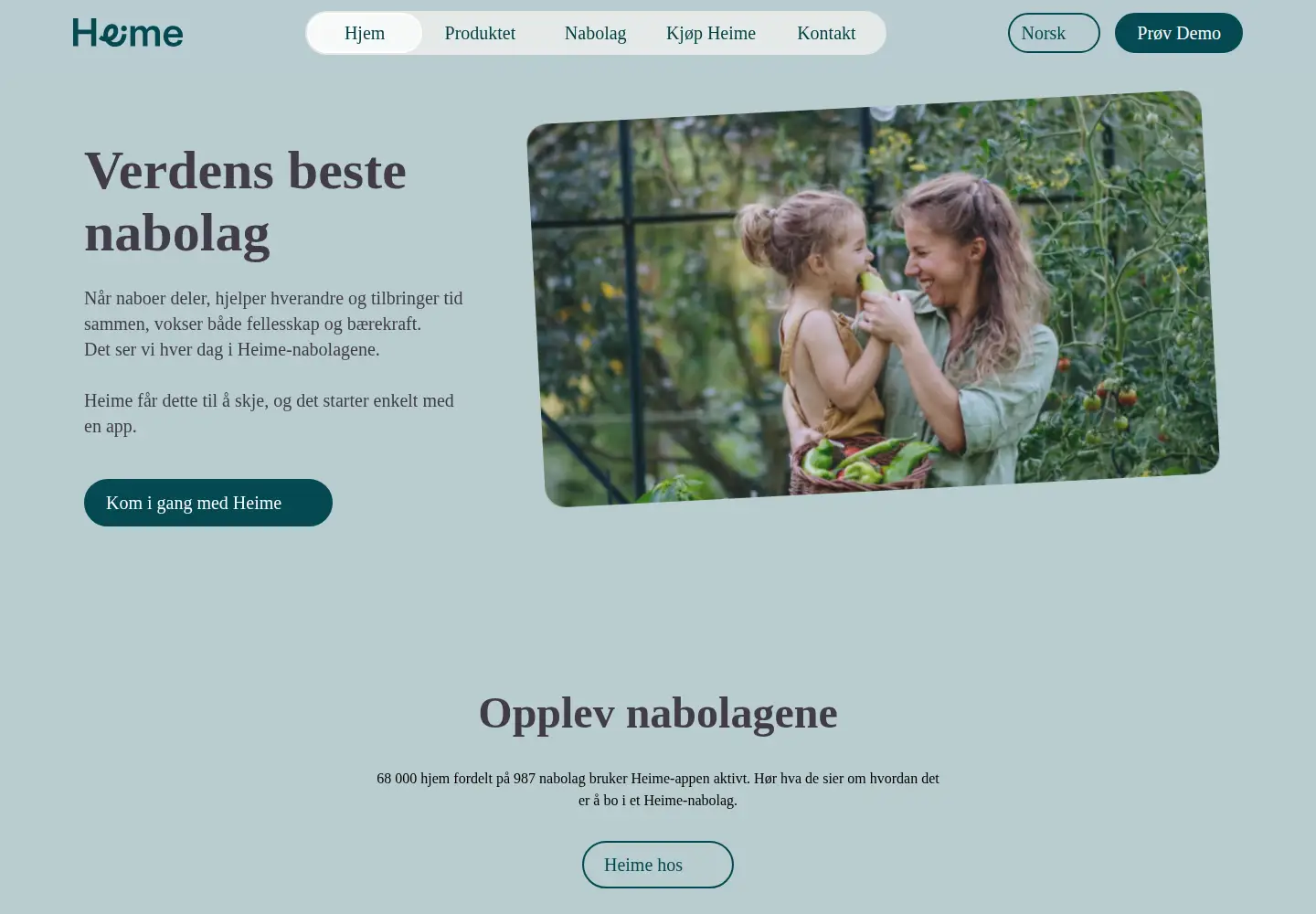 Screenshot of heime.com