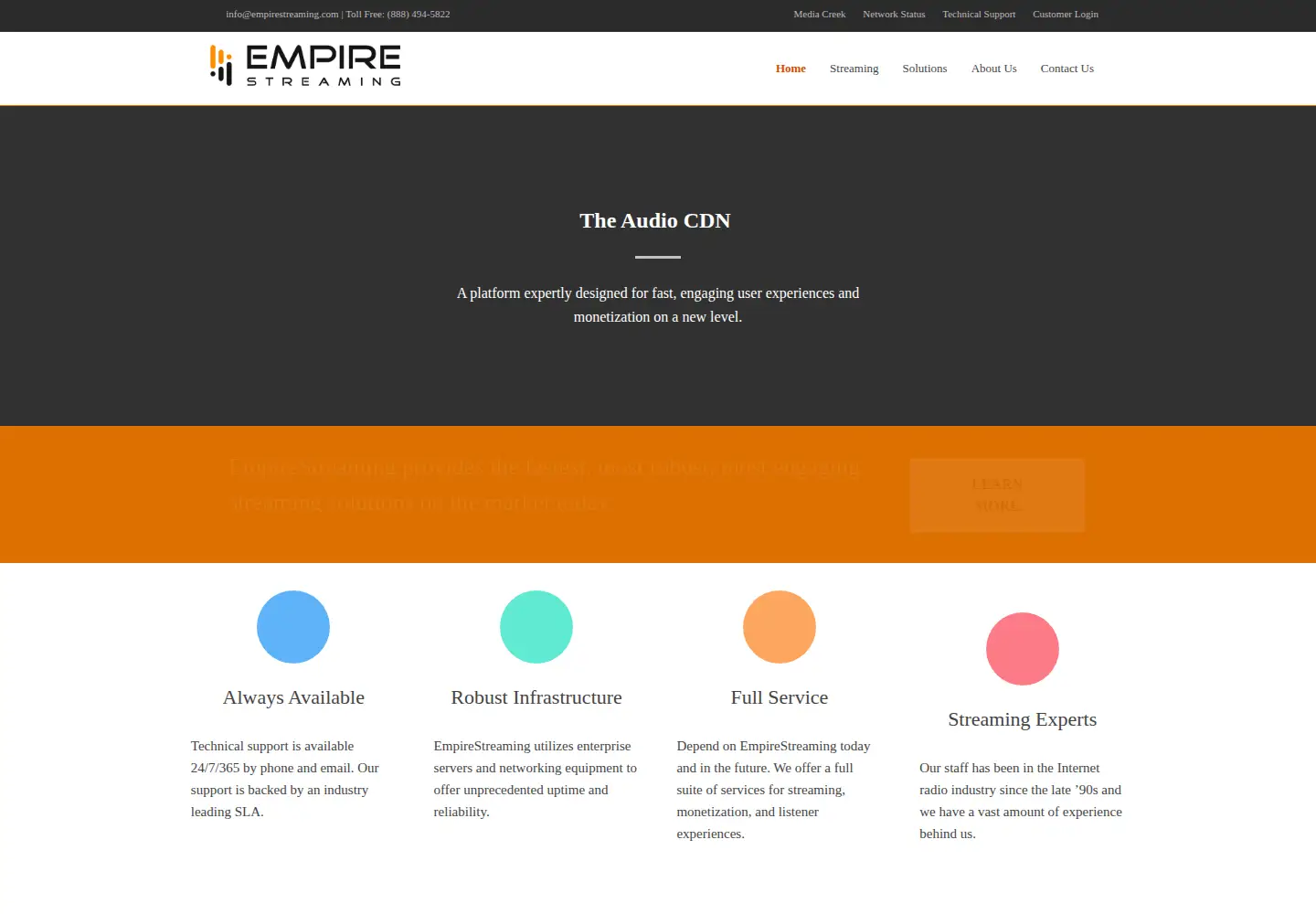 Screenshot of empirestreaming.com