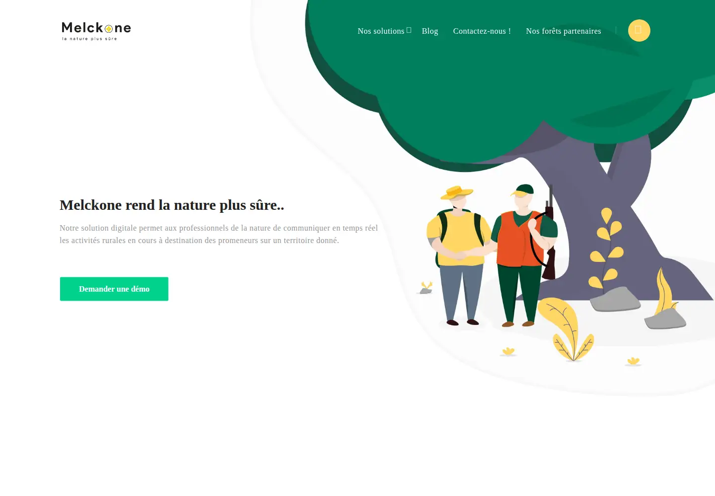 Screenshot of melckone.com