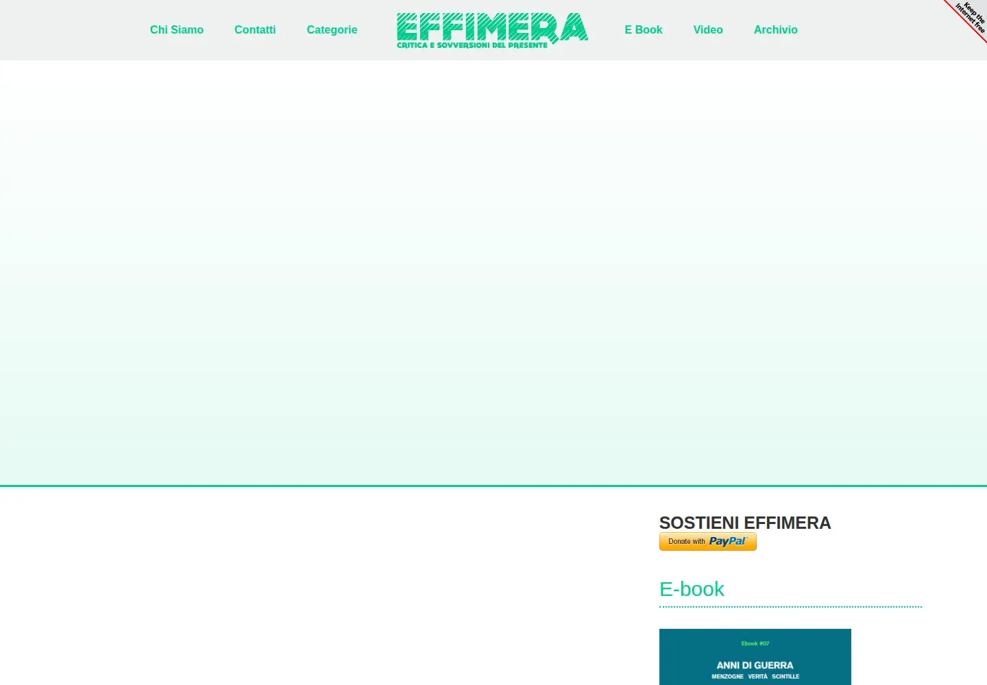 Screenshot of effimera.org