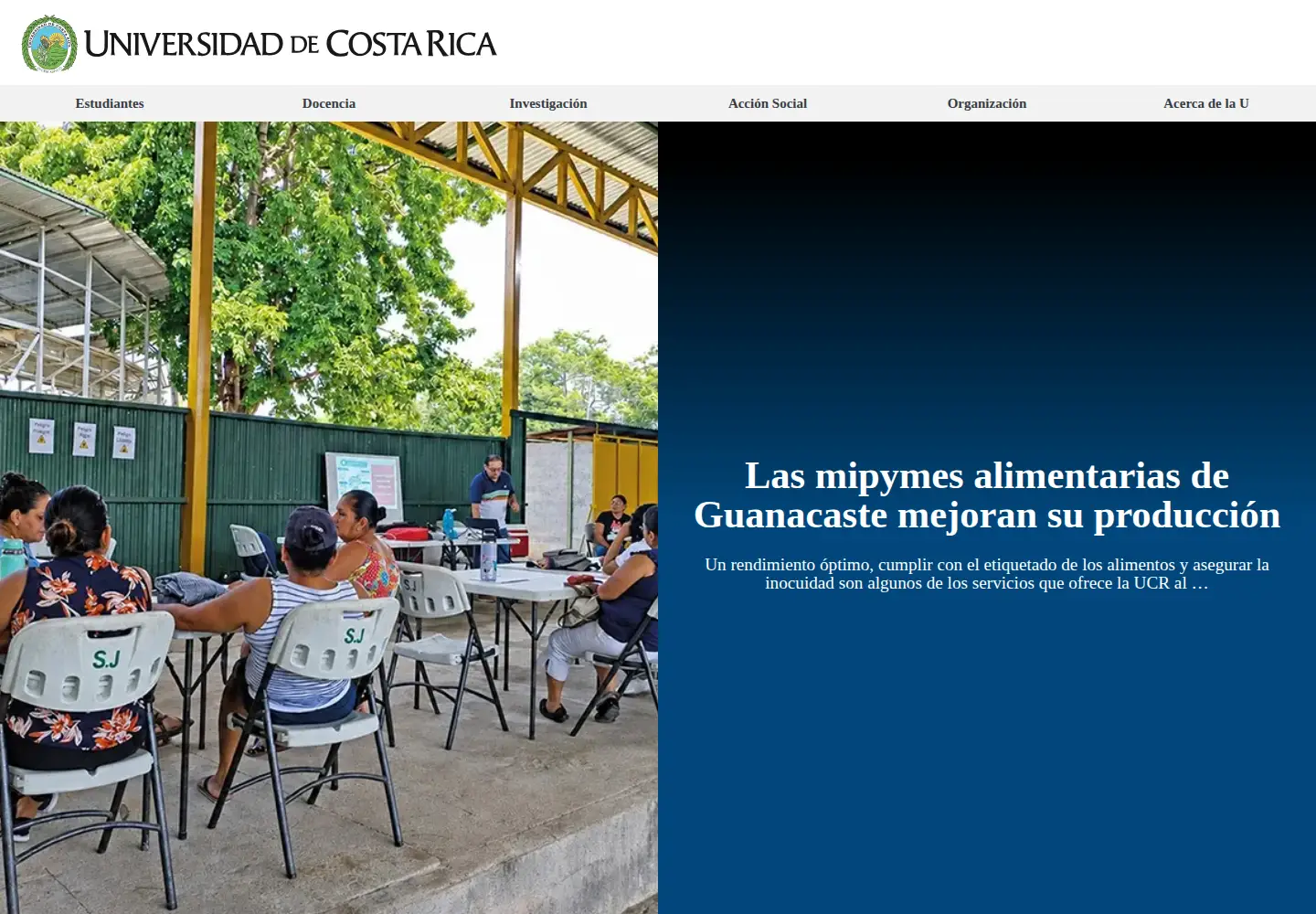 Screenshot of ucr.ac.cr