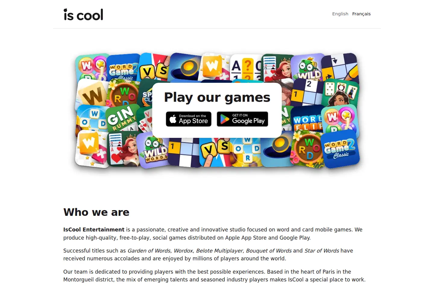 Captured homepage of iscoolentertainment.com in the current scan