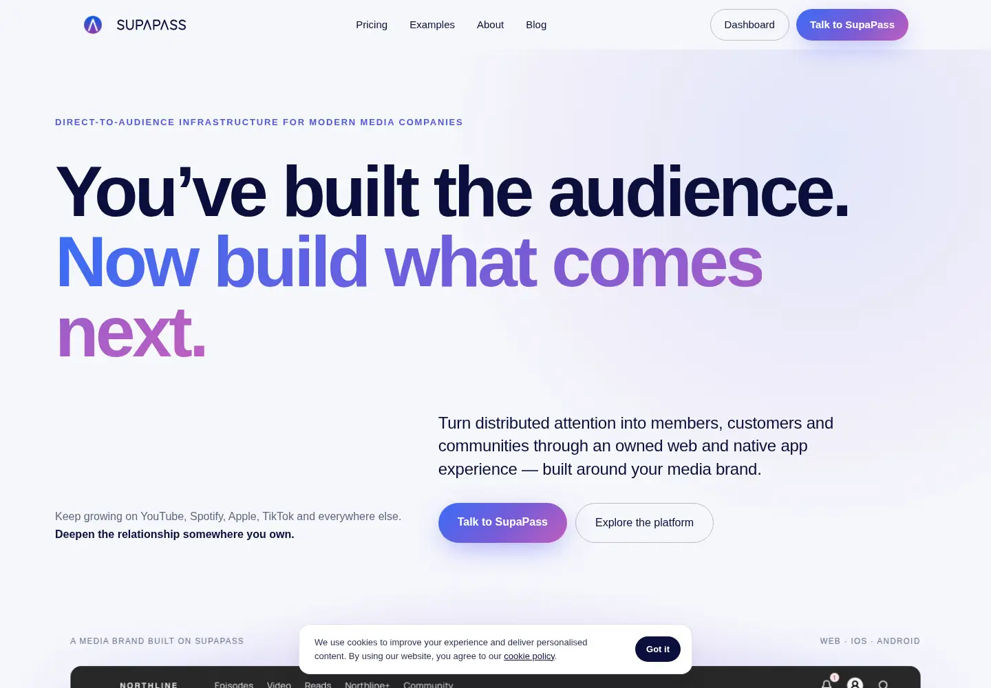 Screenshot of supapass.com