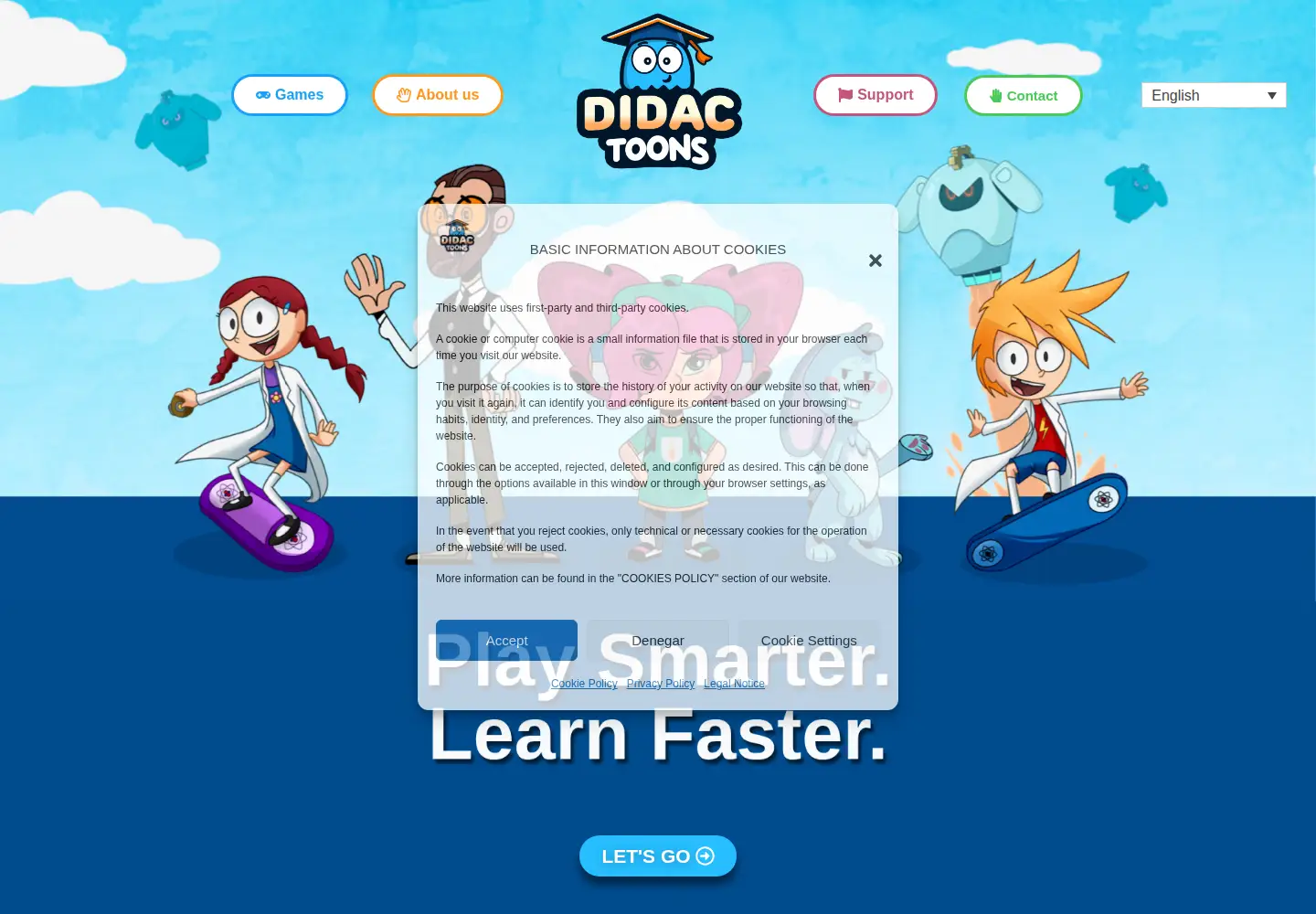Screenshot of didactoons.com