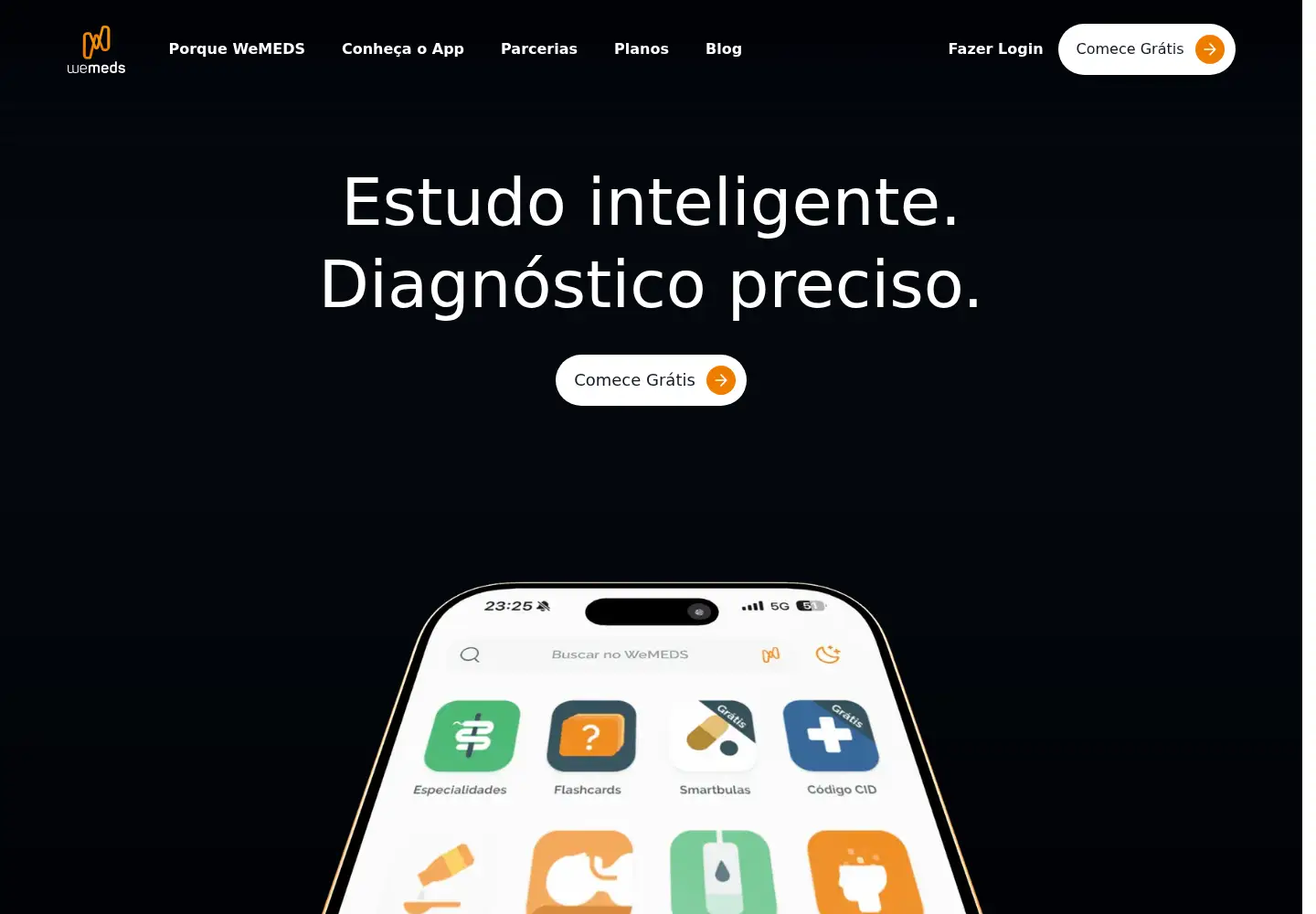 Captured homepage of wemeds.com.br in the current scan