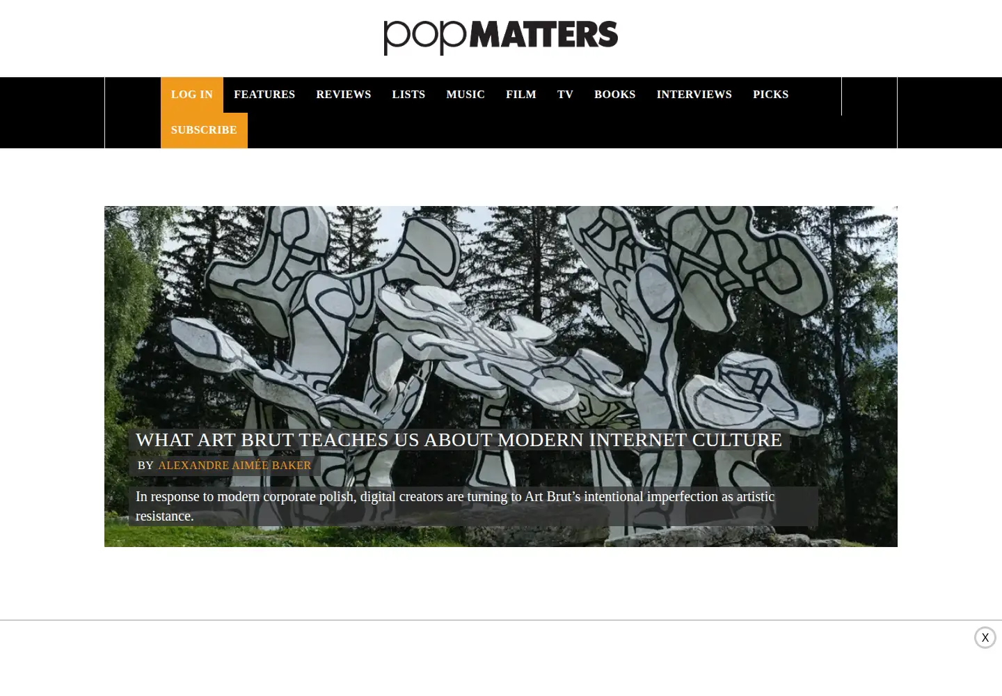 Screenshot of popmatters.com