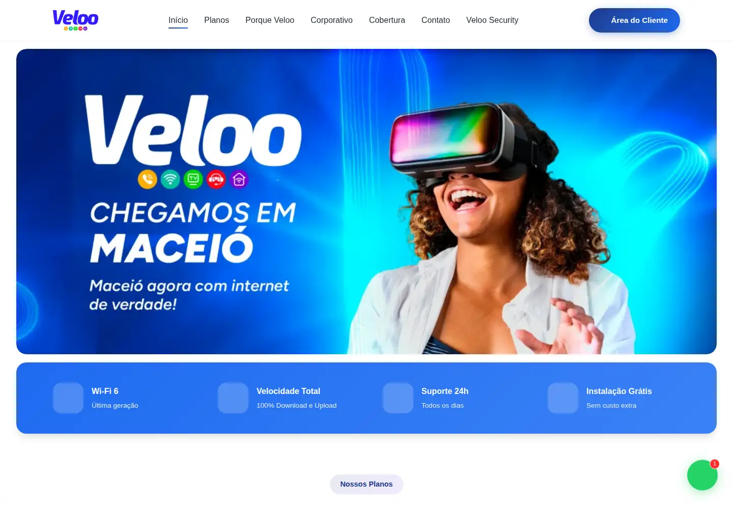 Screenshot of veloo.com.br