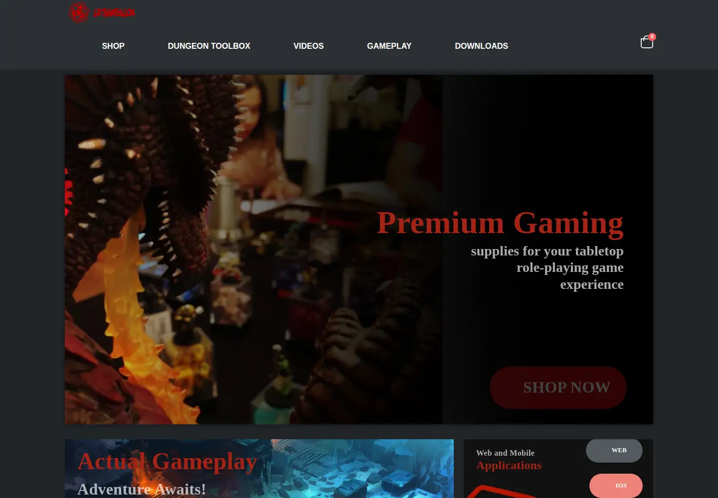 Screenshot of critgames.com