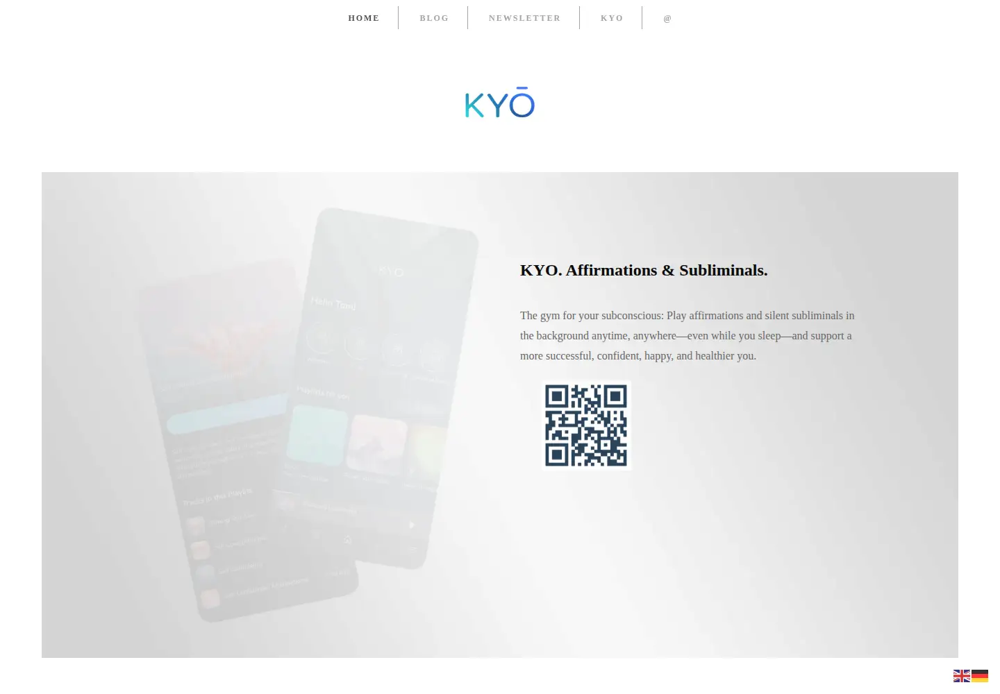 Screenshot of kyo.app
