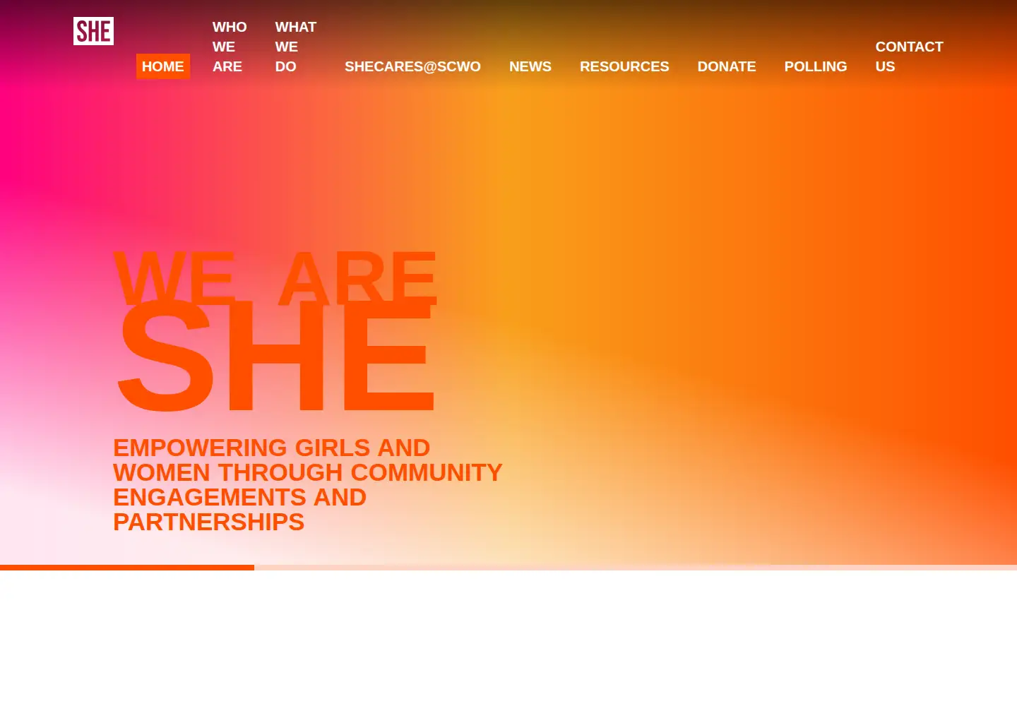Screenshot of she.org.sg