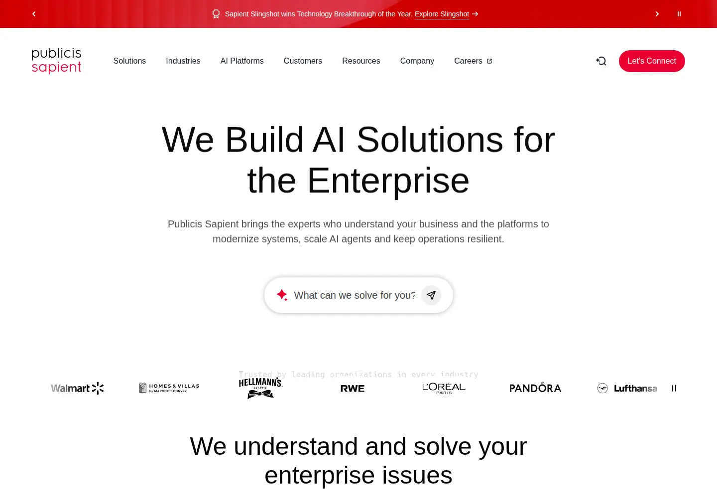 Screenshot of publicissapient.com