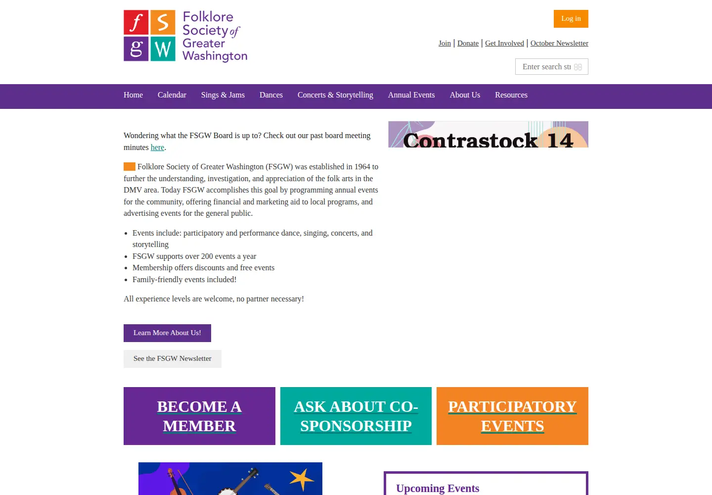 Screenshot of fsgw.org