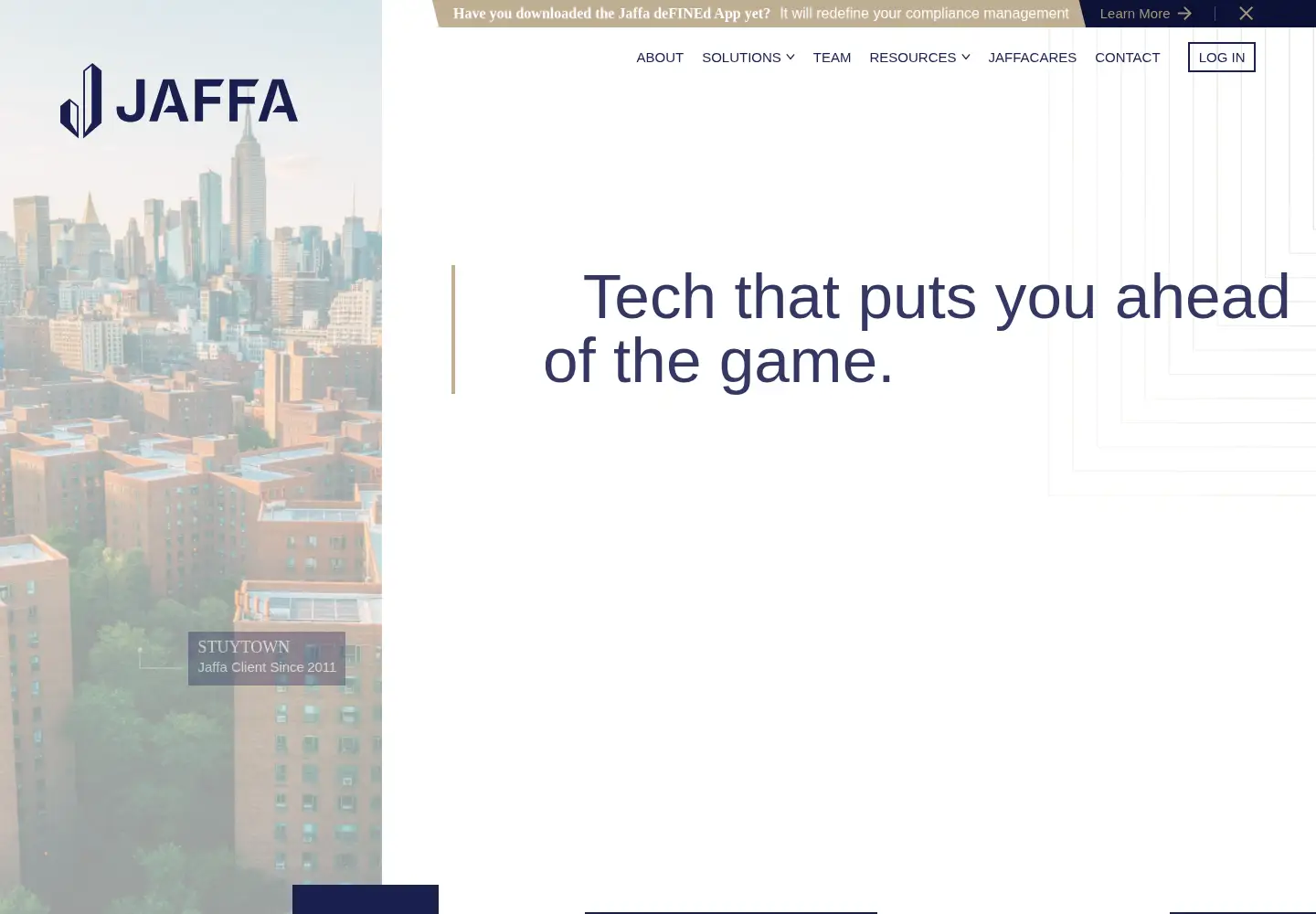 Captured homepage of jackjaffa.com in the current scan
