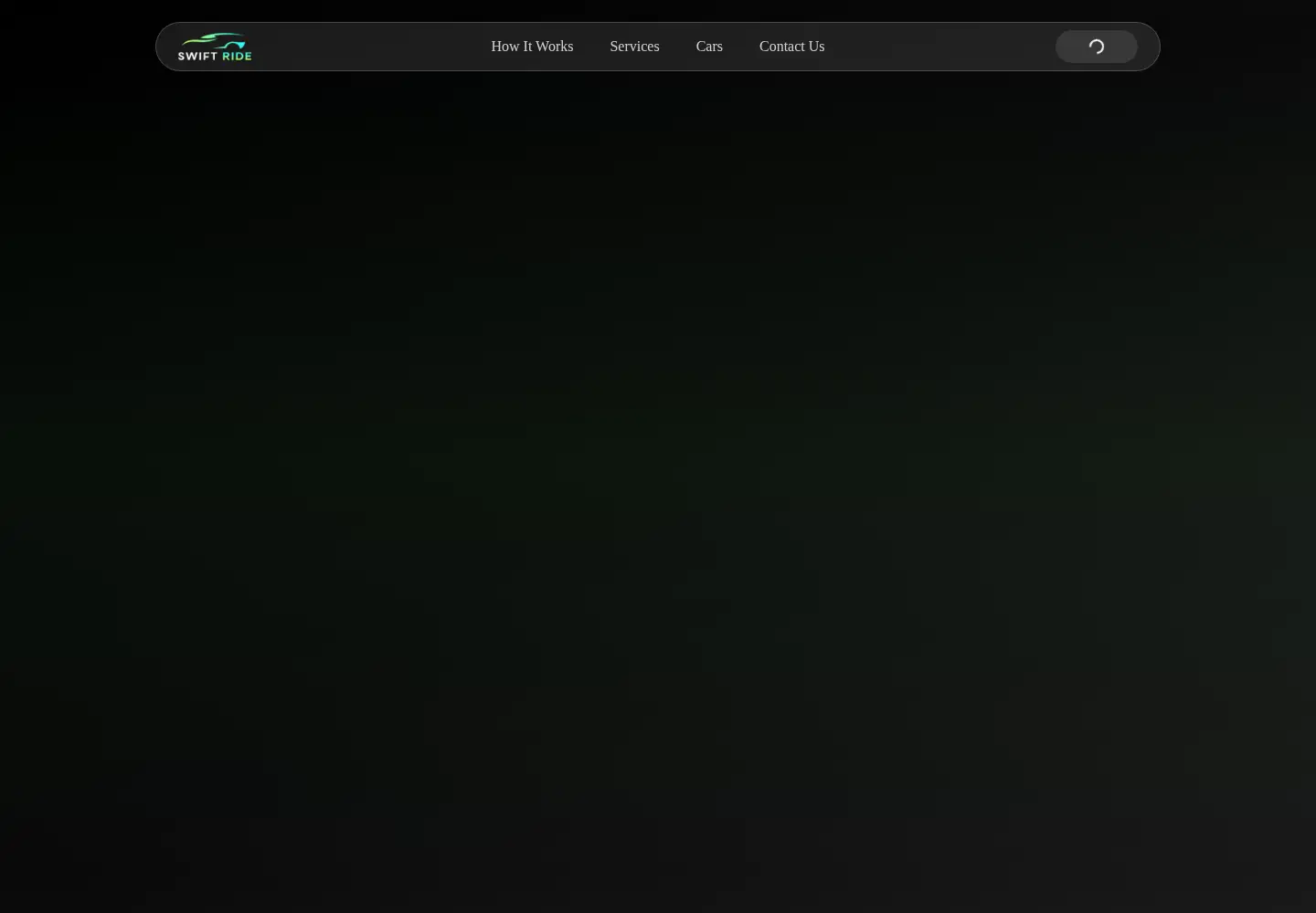 Captured homepage of swiftride.net in the current scan