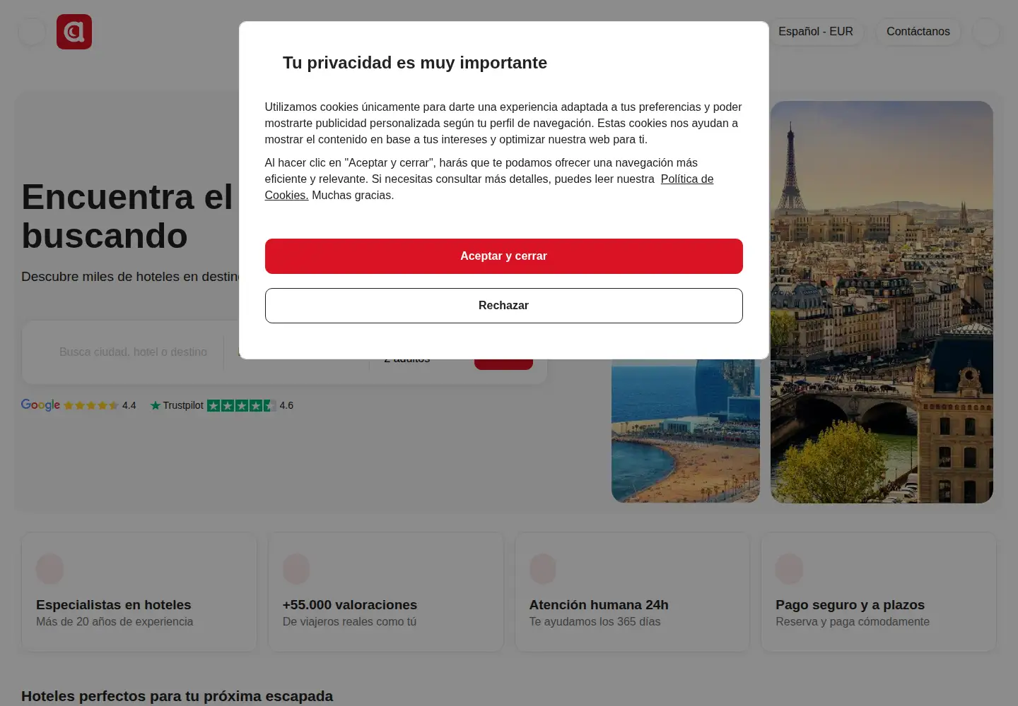 Screenshot of amimir.com