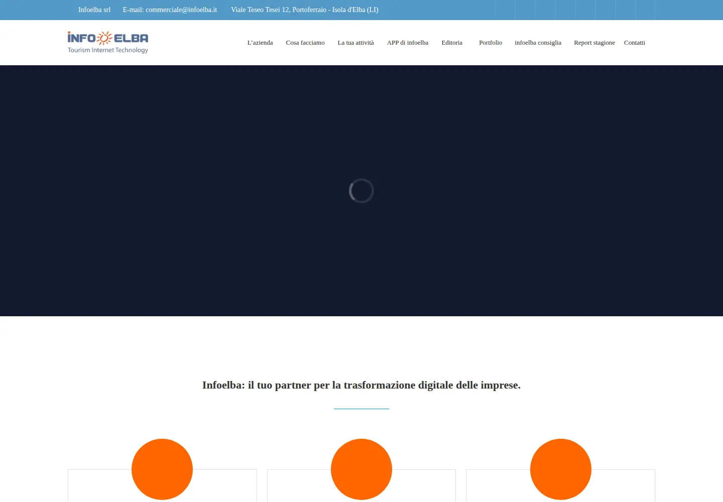 Screenshot of infoelba.org