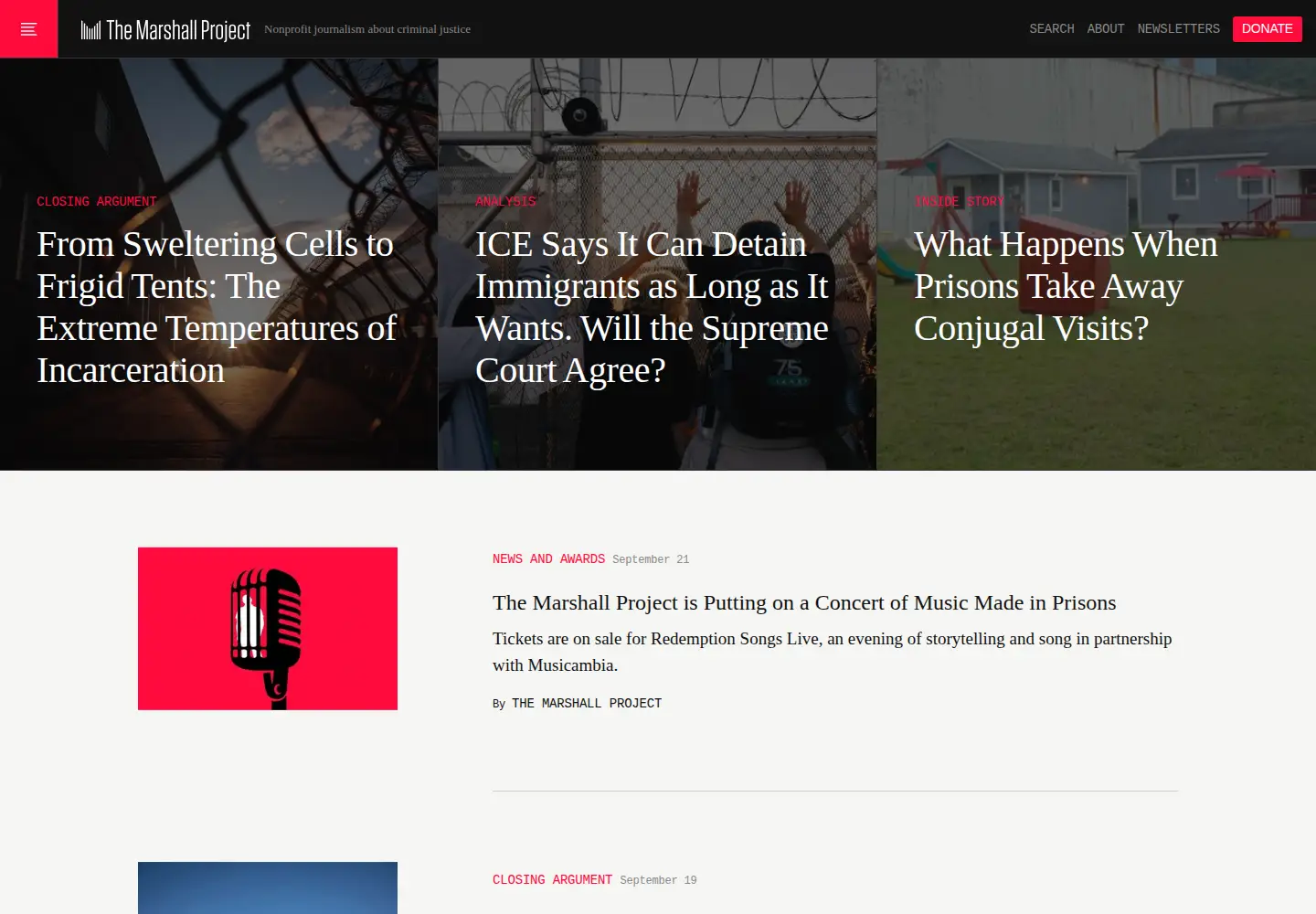 Screenshot of themarshallproject.org