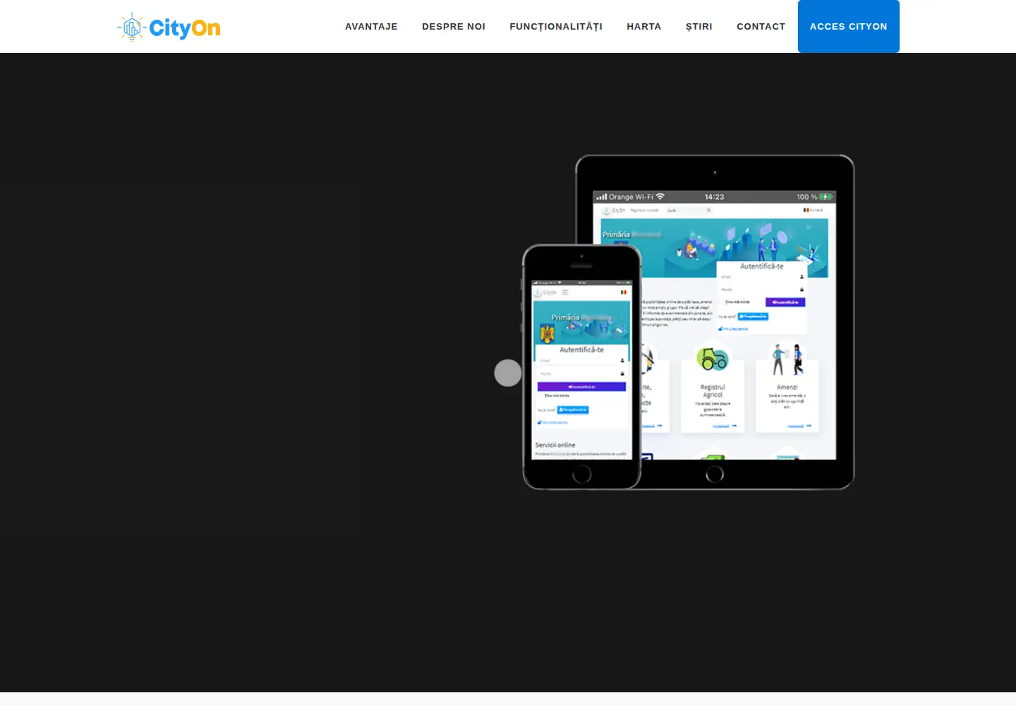 Screenshot of cityon.ro