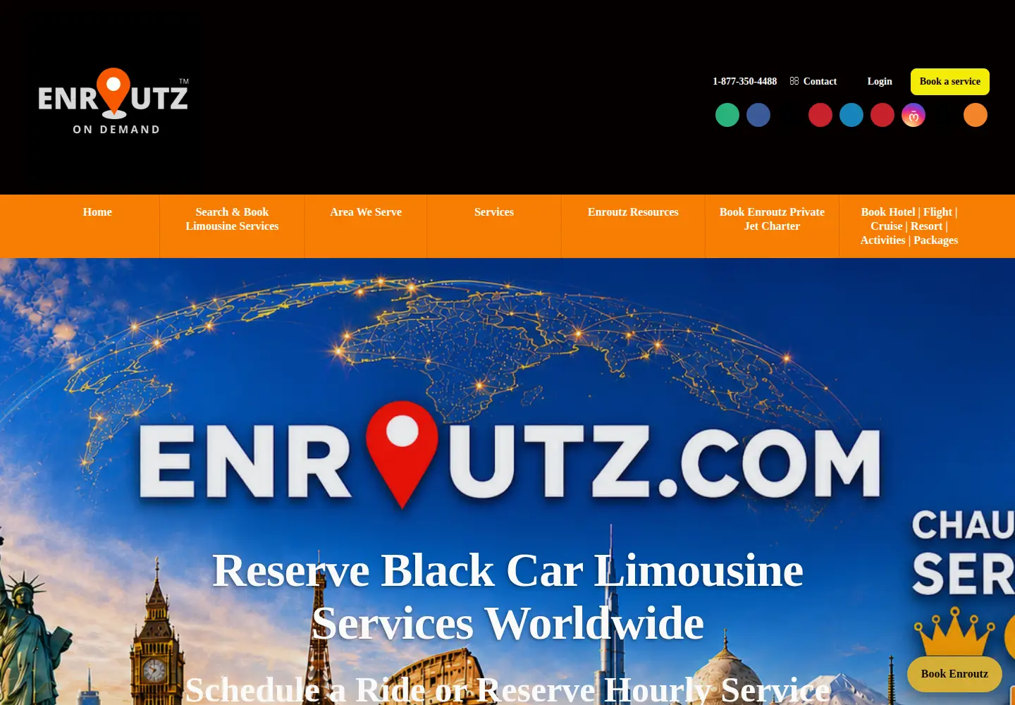 Screenshot of enroutz.com