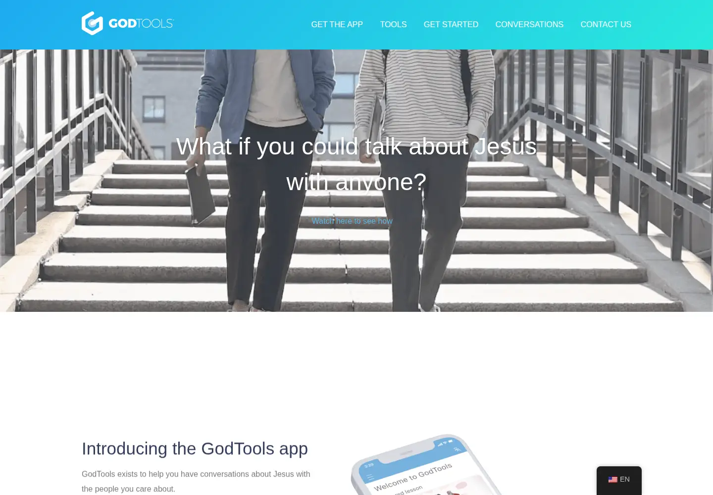 Screenshot of godtoolsapp.com