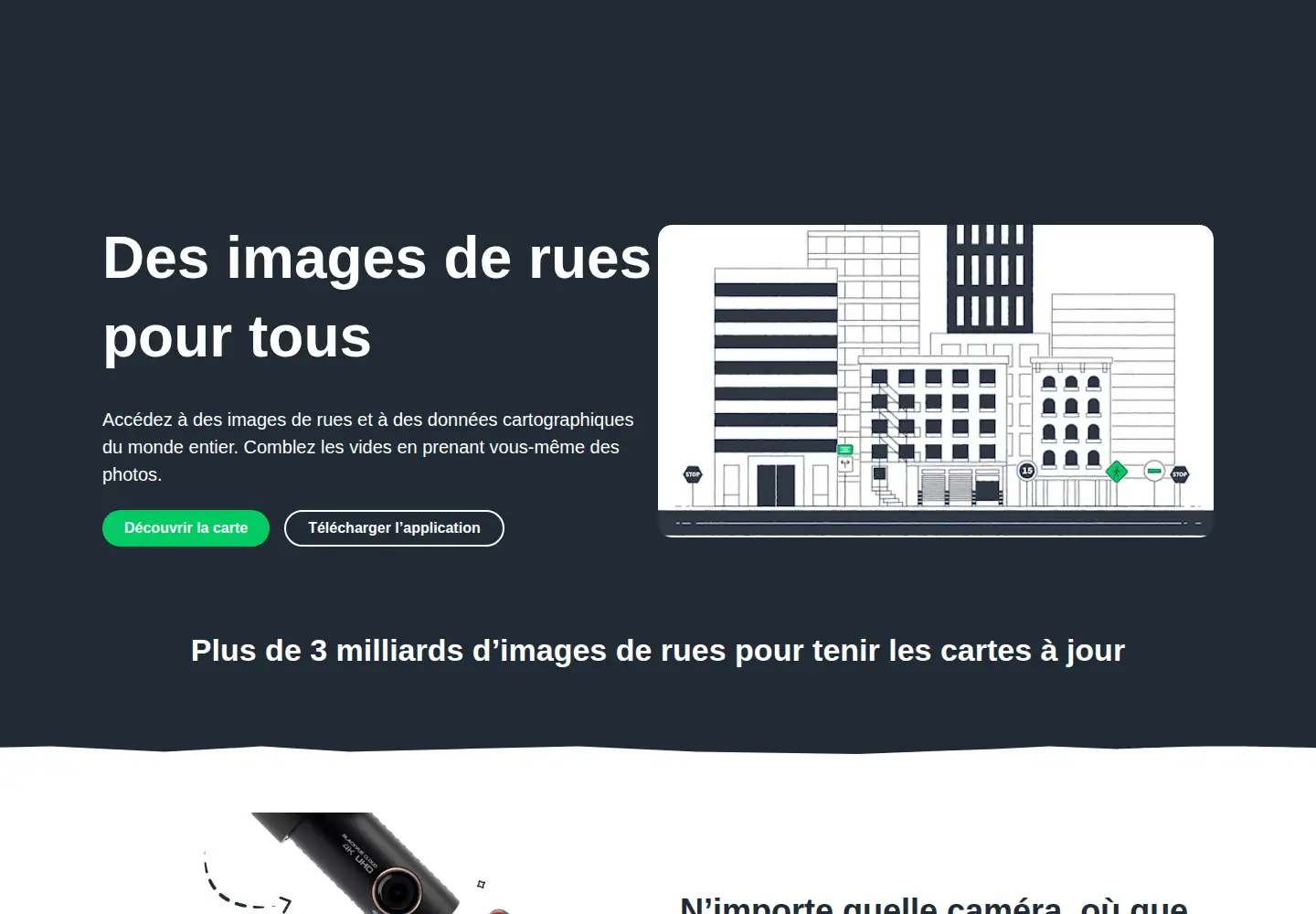 Screenshot of mapillary.com
