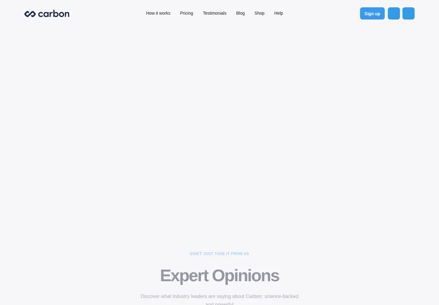 Screenshot of joincarbon.com