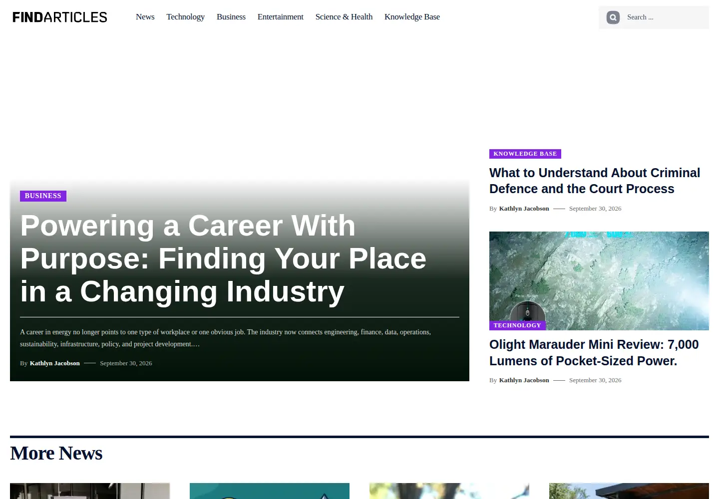Screenshot of findarticles.com