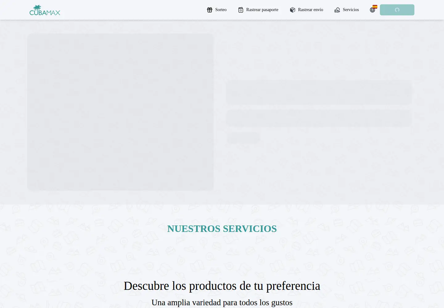 Captured homepage of cubamax.com in the current scan