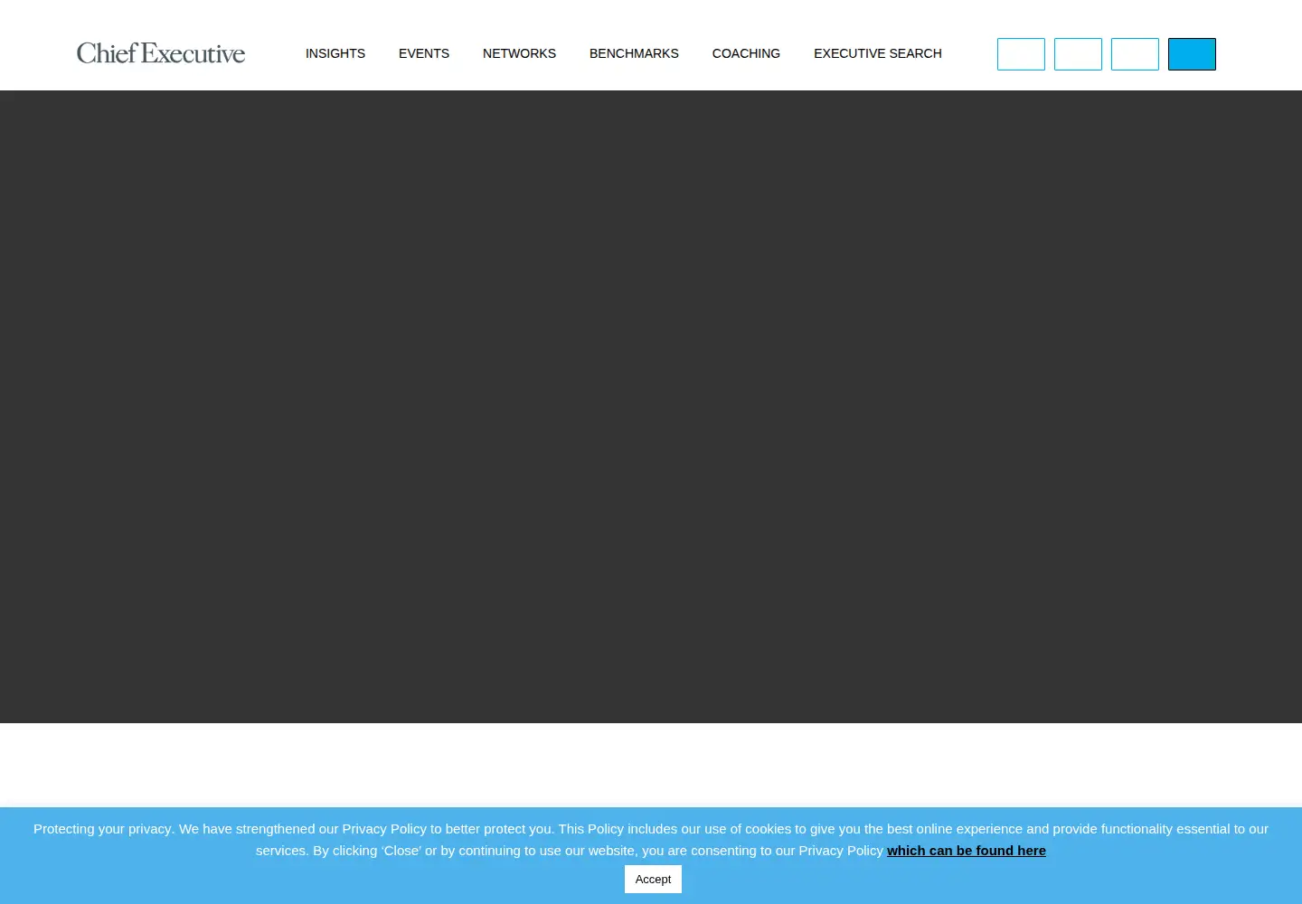 Screenshot of chiefexecutive.net