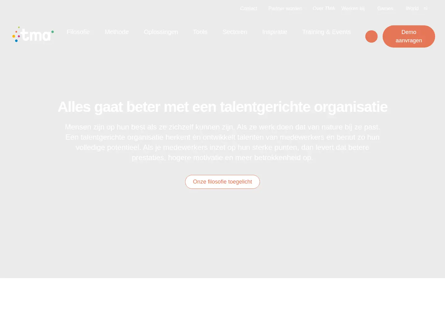 Screenshot of tma.nl
