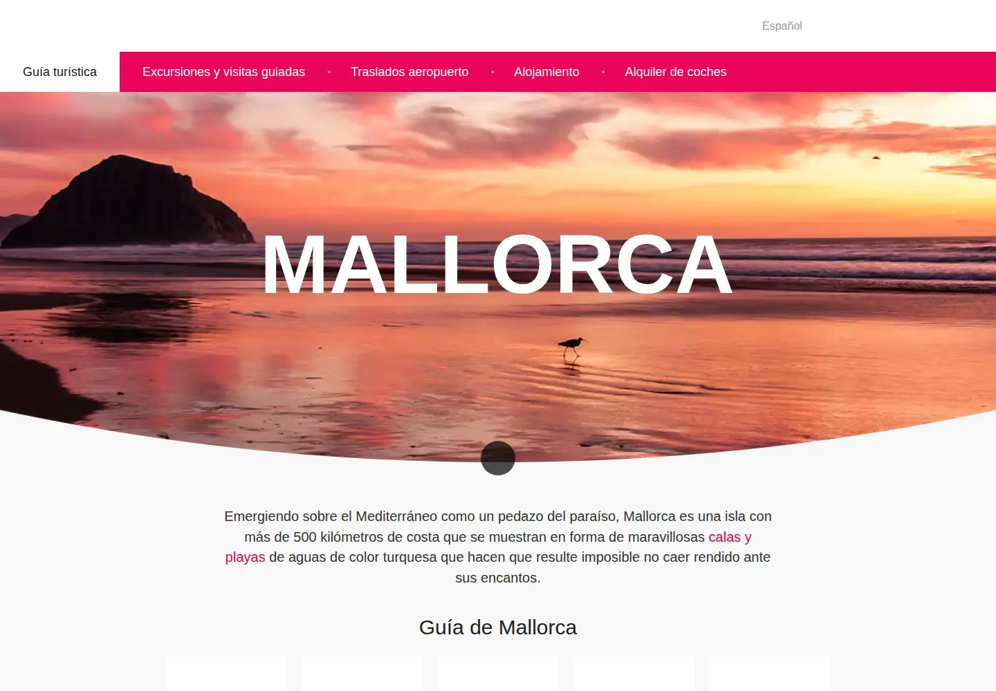 Screenshot of turismomallorca.com
