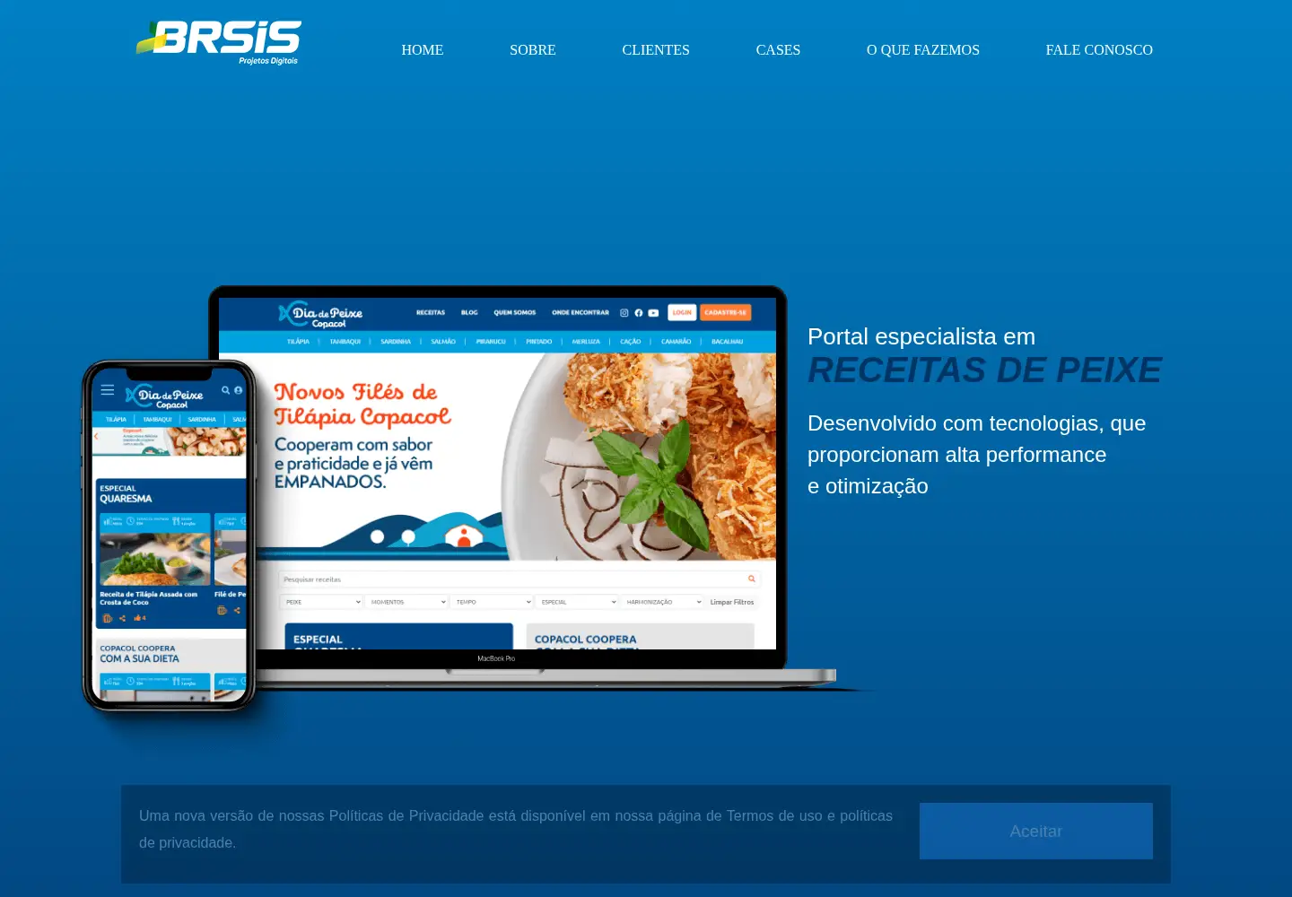 Screenshot of brsis.com.br